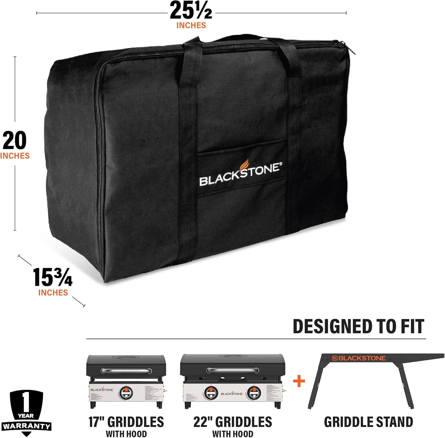 Custom Logo Tabletop Griddle Carry Bag Fits 17