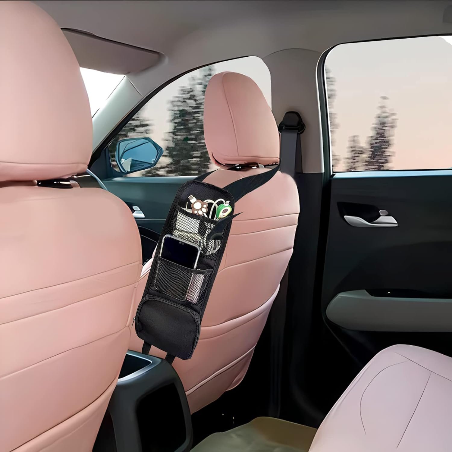 Private Label 2PCS Car Seat Storage Hanging Bag Multi-Pocket Side Organizer Custom Logo Multifunctional Mesh Net Pocket for Mobile Phone Wallet Glasses Manufacturer for Cars SUVs Trucks Private Label 2PCS Car Seat Storage Hanging Bag Multi-Pocket Side Organizer Custom Logo Multifunctional Mesh Net Pocket for Mobile Phone Wallet Glasses Manufacturer for Cars SUVs Trucks