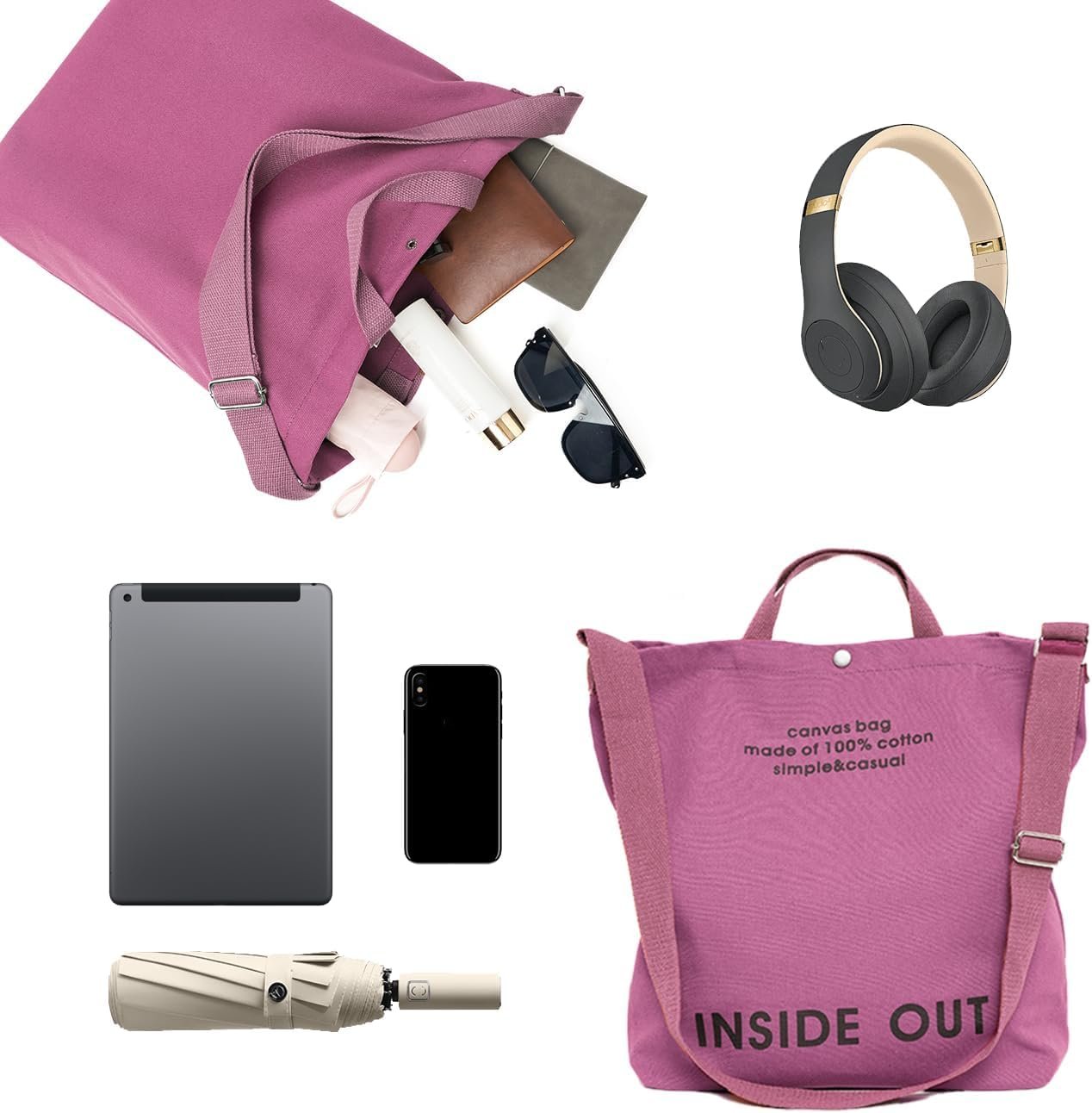 Private Label Canvas Tote Bag for Women Reversible Crossbody Handbag with Adjustable Strap and Coin Purse Custom Logo Factory for Work Travel Grocery Private Label Canvas Tote Bag for Women Reversible Crossbody Handbag with Adjustable Strap and Coin Purse Custom Logo Factory for Work Travel Grocery