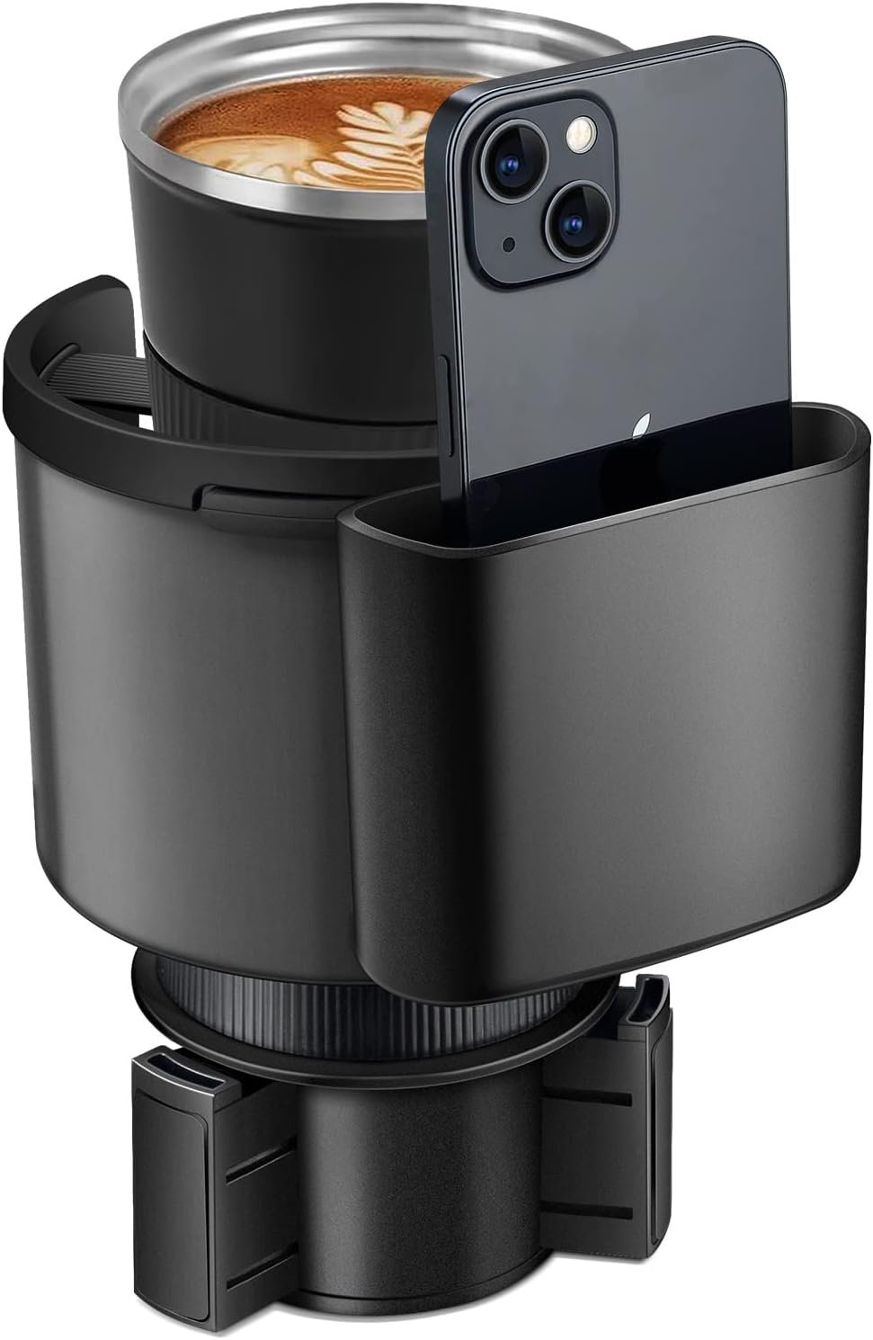 Private Label Car Cup Holder Expander Extender Adapter Adjustable Base Custom Logo Fits 24/36/46oz 32/40oz Large Water Bottles 2.7"-4.2" (16-46 OZ) Manufacturer