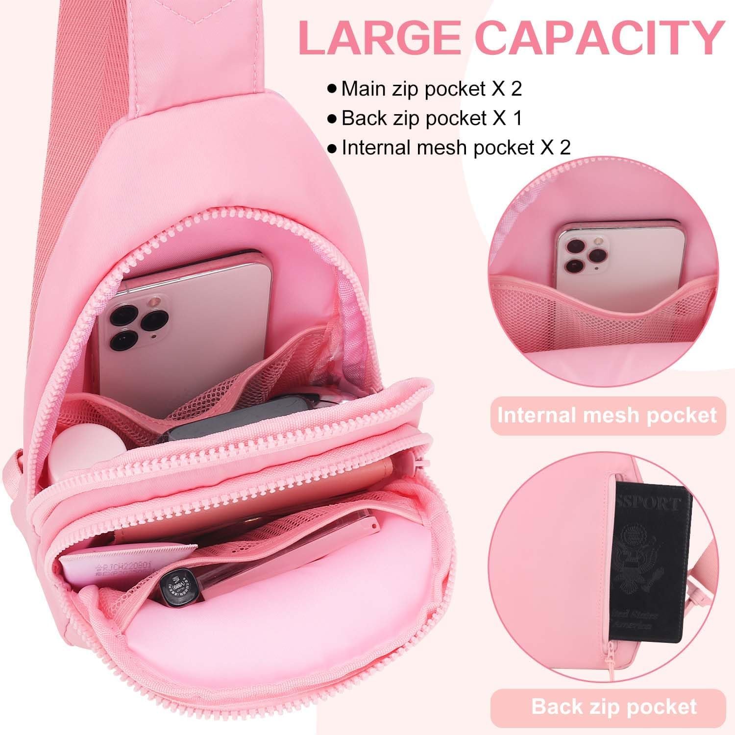 Custom Logo Personalized Initial Sling Crossbody Bag with Letter Patch Fashion Waist Pack Trendy Fanny Pack Birthday Gifts for Girls Women Private Label Manufacturer Custom Logo Personalized Initial Sling Crossbody Bag with Letter Patch Fashion Waist Pack Trendy Fanny Pack Birthday Gifts for Girls Women Private Label Manufacturer