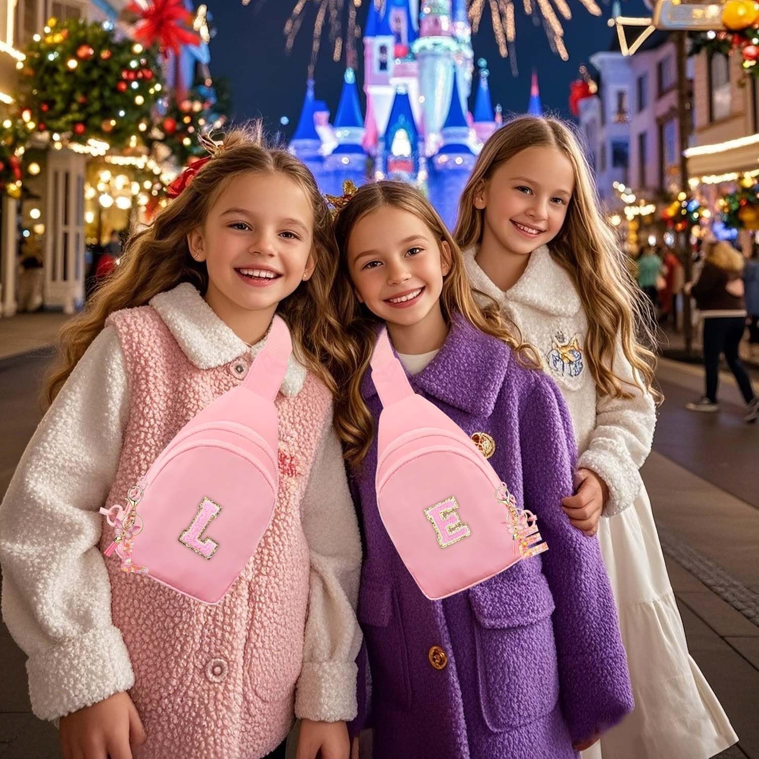 Custom Logo Personalized Initial Sling Crossbody Bag with Letter Patch Fashion Waist Pack Trendy Fanny Pack Birthday Gifts for Girls Women Private Label Manufacturer Custom Logo Personalized Initial Sling Crossbody Bag with Letter Patch Fashion Waist Pack Trendy Fanny Pack Birthday Gifts for Girls Women Private Label Manufacturer