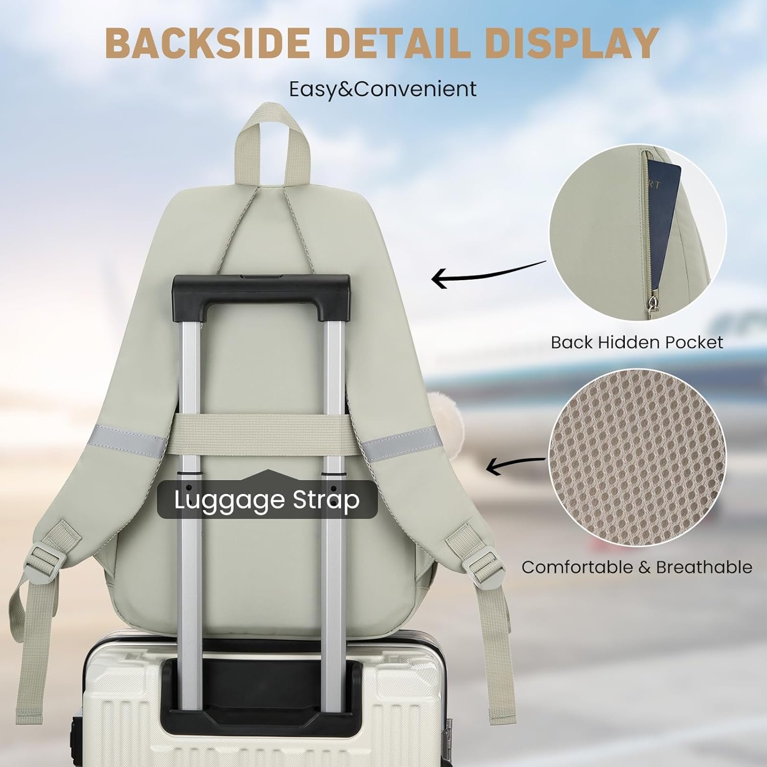 Custom Logo School Backpack for Teen Girls Cute College Backpacks for Women Students Private Label Aesthetic Bookbag Large 15.6 Inch Laptop Bag Middle School Travel Backpack Manufacturer Green