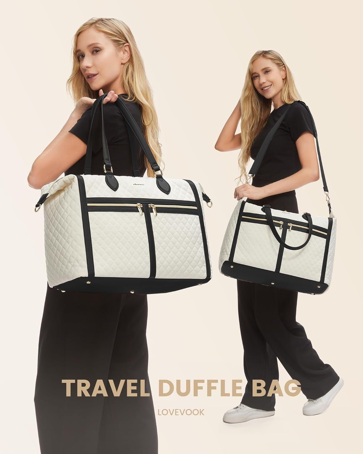 Private Label 4-in-1 Travel Weekender Duffle with Shoes Compartment Custom Logo Carry-On Overnight Bag Toiletry Pouch & Wet Pocket Large Tote for Women Labor Delivery Hospital from Manufacturer Private Label 4-in-1 Travel Weekender Duffle with Shoes Compartment Custom Logo Carry-On Overnight Bag Toiletry Pouch & Wet Pocket Large Tote for Women Labor Delivery Hospital from Manufacturer