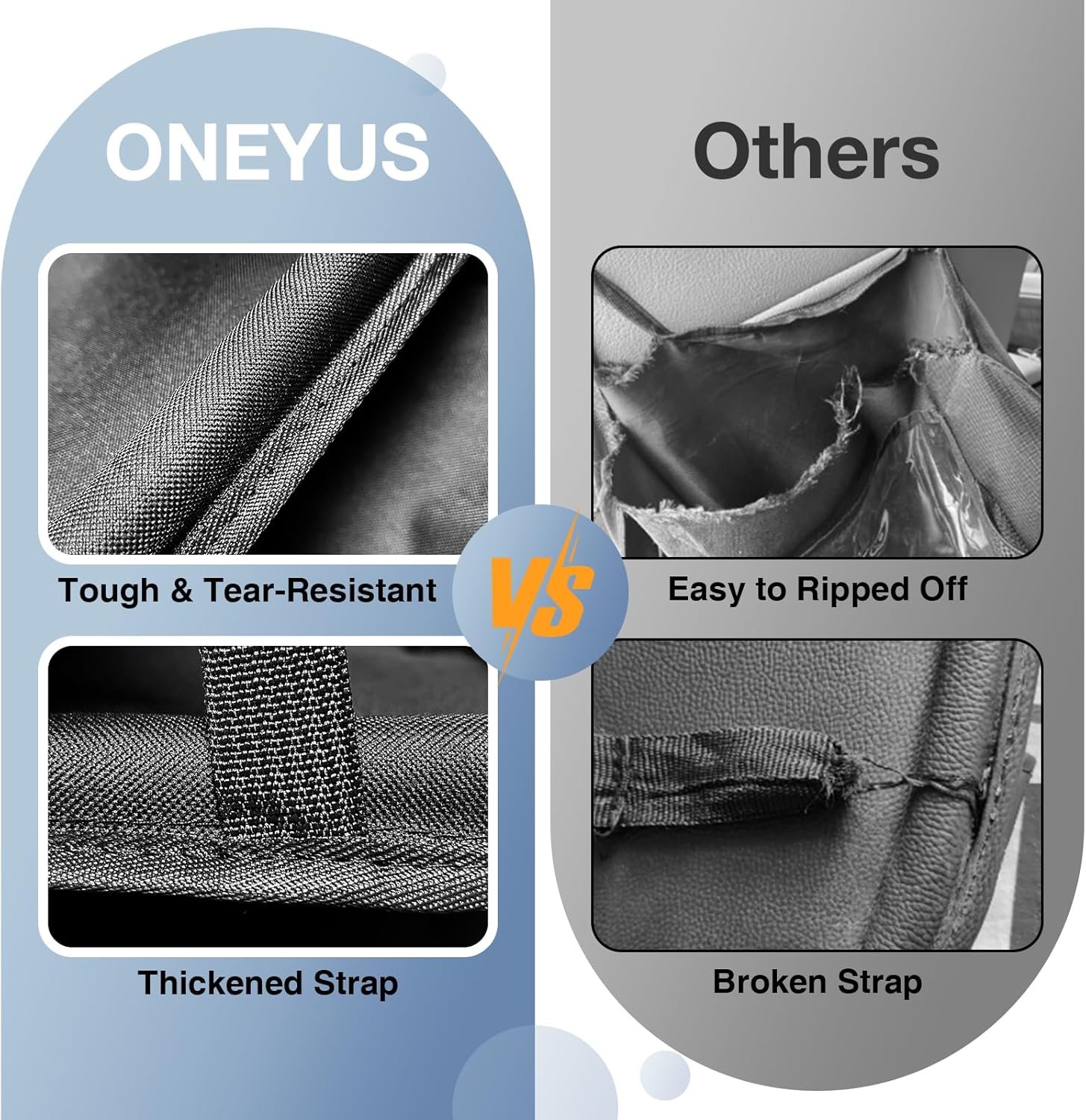 Custom Logo Car Backseat Organizer with Table Tray (2-Pack) 9 Storage Pockets Private Label Tablet Holder Kick Mats Back Seat Cover Factory for Kids Family Road Trip Travel