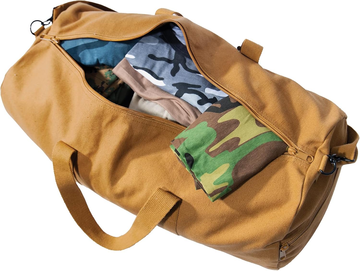 Custom Logo Heavy-Duty Canvas Shoulder Duffle Bag Private Label Rugged Travel Gym Manufacturer