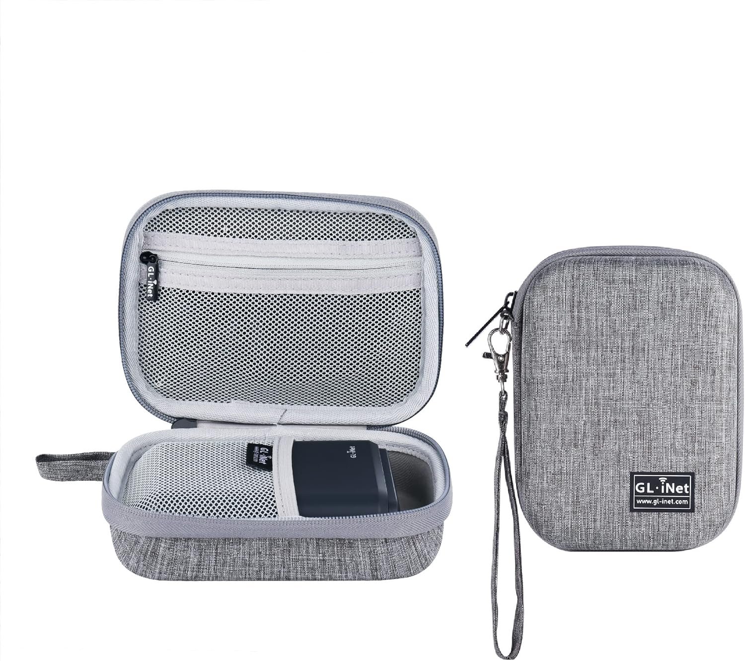 Private Label Gadget Organizer Case for Travel Routers Chargers Cables and Accessories with Custom Logo, Sturdy Durable Hand-Carry EVA Pouch Anti-Shock Water Resistant Manufacturer