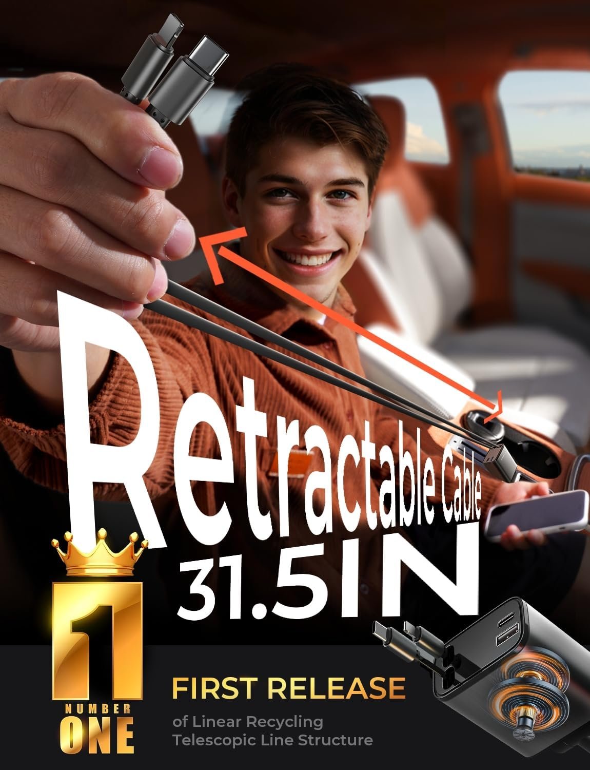 Manufacturer Retractable Car Charger Custom Logo USB C Fast Charger Private Label Travel Essentials Car Adapter for iPhone 17 16 15 14 13 12 Samsung S26 Manufacturer Retractable Car Charger Custom Logo USB C Fast Charger Private Label Travel Essentials Car Adapter for iPhone 17 16 15 14 13 12 Samsung S26