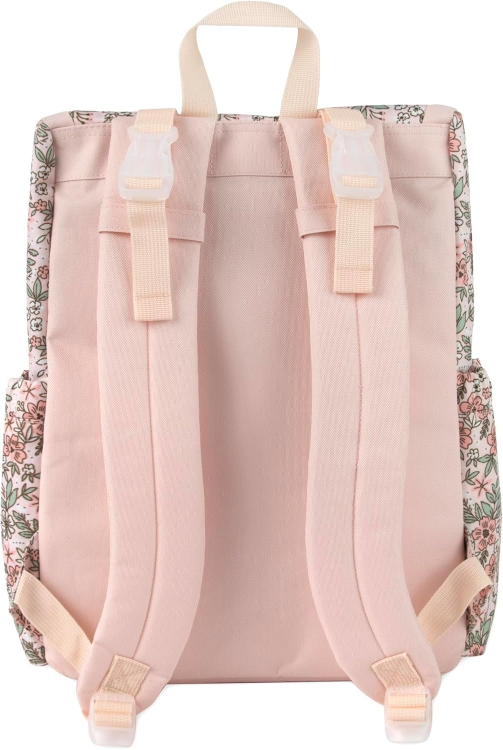 Private Label Multi-Function Floral Diaper Backpack and Travel Nappy Baby Bag with Custom Logo Changing Pad and Stroller Straps by Manufacturer