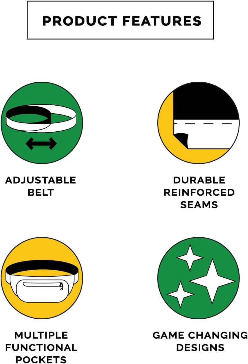 Private Label Retro DARE Fanny Pack with Custom Logo One Size Multicolor from Manufacturer