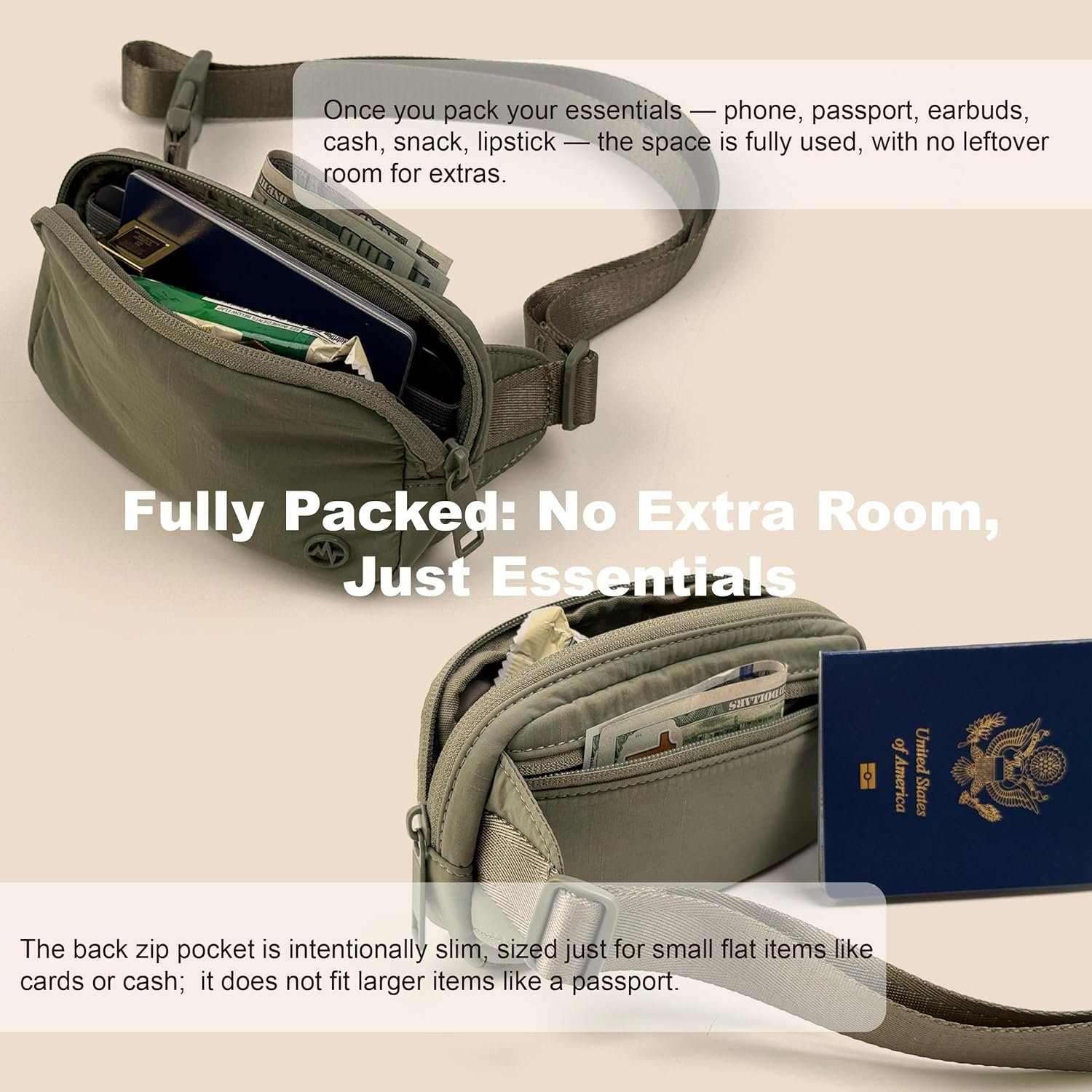 Private Label Ultra Compact Mini Belt Bag Fits 6.7” Phone Lipstick Earbuds Essentials with Custom Logo Small Crossbody Waist Purse Black Onyx from Manufacturer Private Label Ultra Compact Mini Belt Bag Fits 6.7” Phone Lipstick Earbuds Essentials with Custom Logo Small Crossbody Waist Purse Black Onyx from Manufacturer