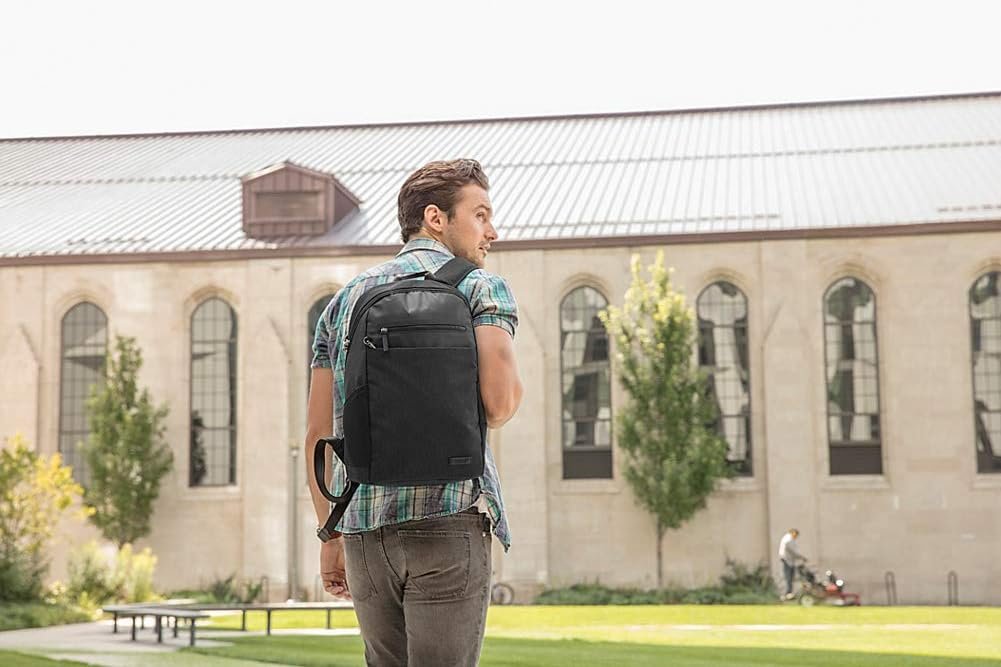 Manufacturer Anti-Theft Metro Backpack Private Label with RFID Blocking Pouch Custom Logo