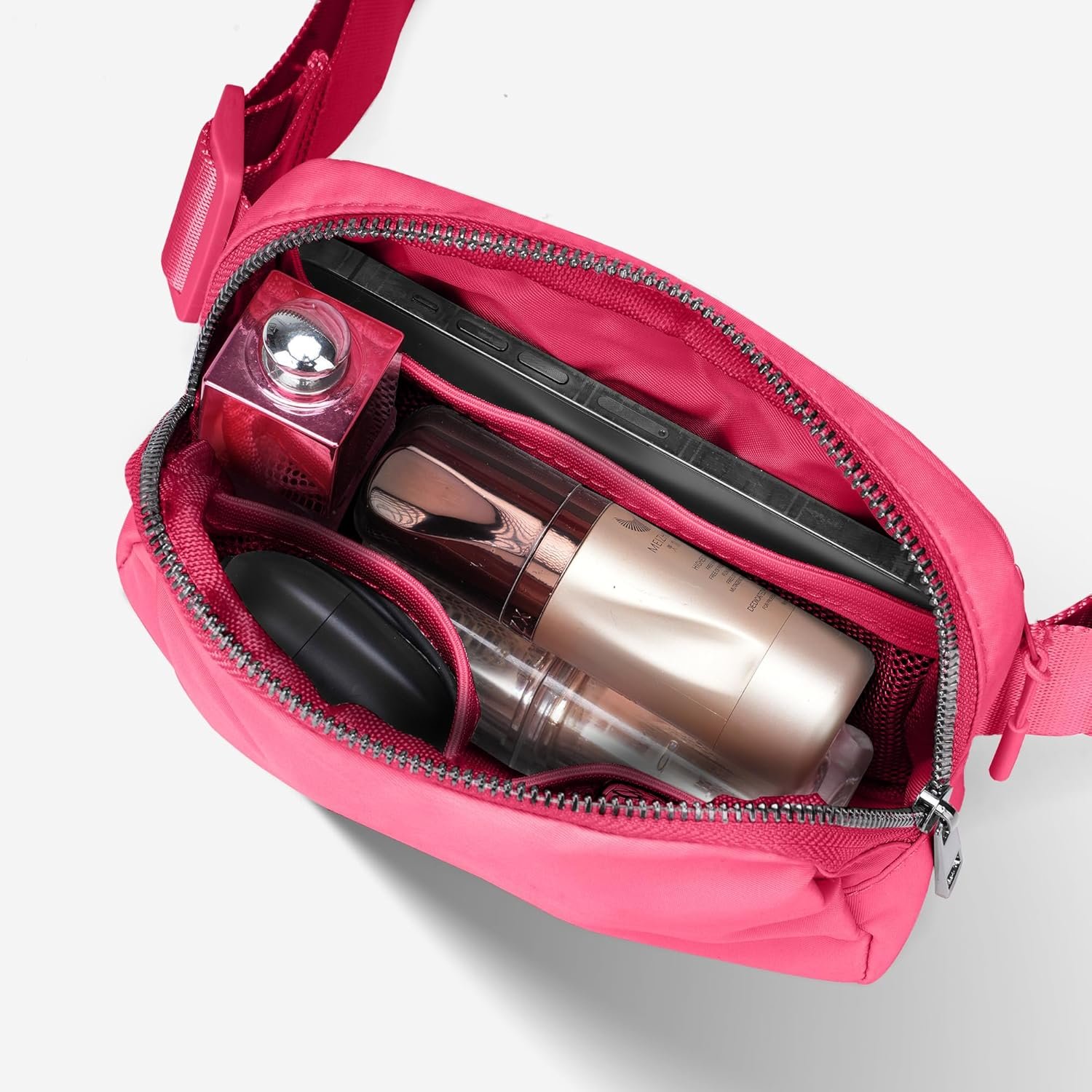 Private Label Mini Fanny Pack for Women & Men with Custom Logo, Valentines Day Gifts for Girls Teens Kids Daughter Sister, Trendy Crossbody Belt Bags Pink Glow Manufacturer