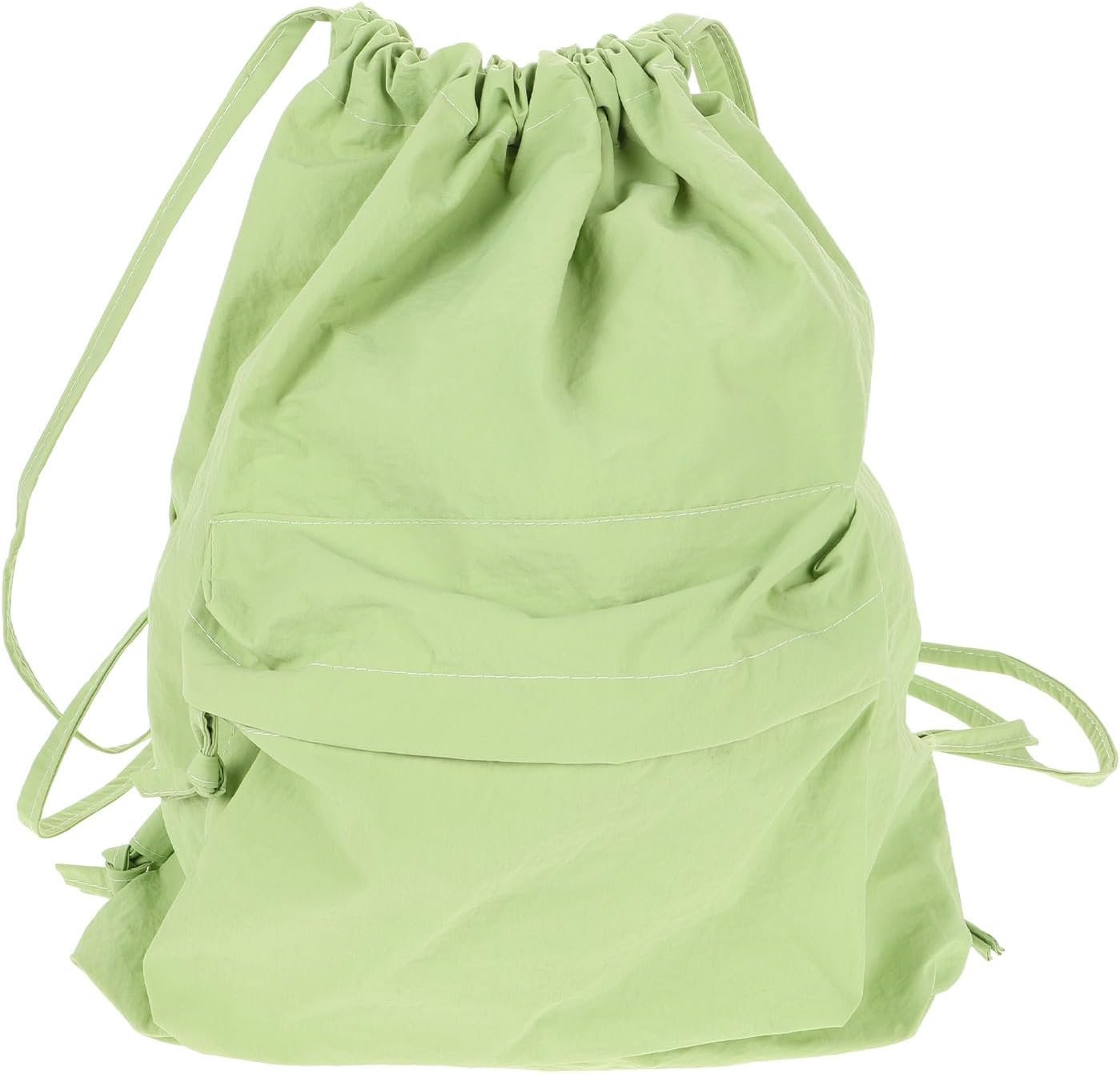 Custom Logo Drawstring Backpack Large Capacity Sports Gym Bag Nylon Breathable Casual Daypack Private Label for Men Women Travel School Manufacturer