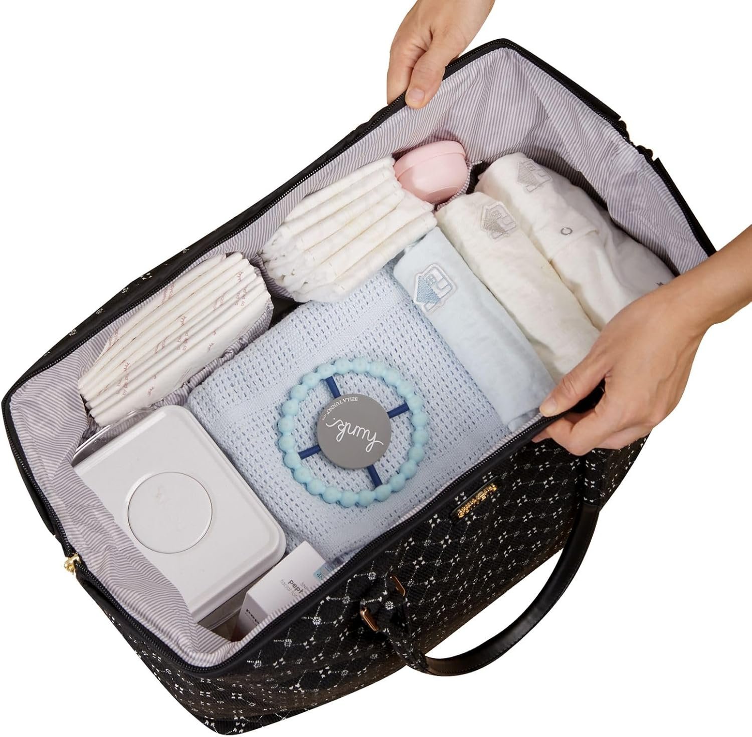 Private Label Large Hospital Bag for Labor and Delivery Custom Logo Mommy Weekender Diaper Bag Tote Factory Travel Bag for Mom & Baby