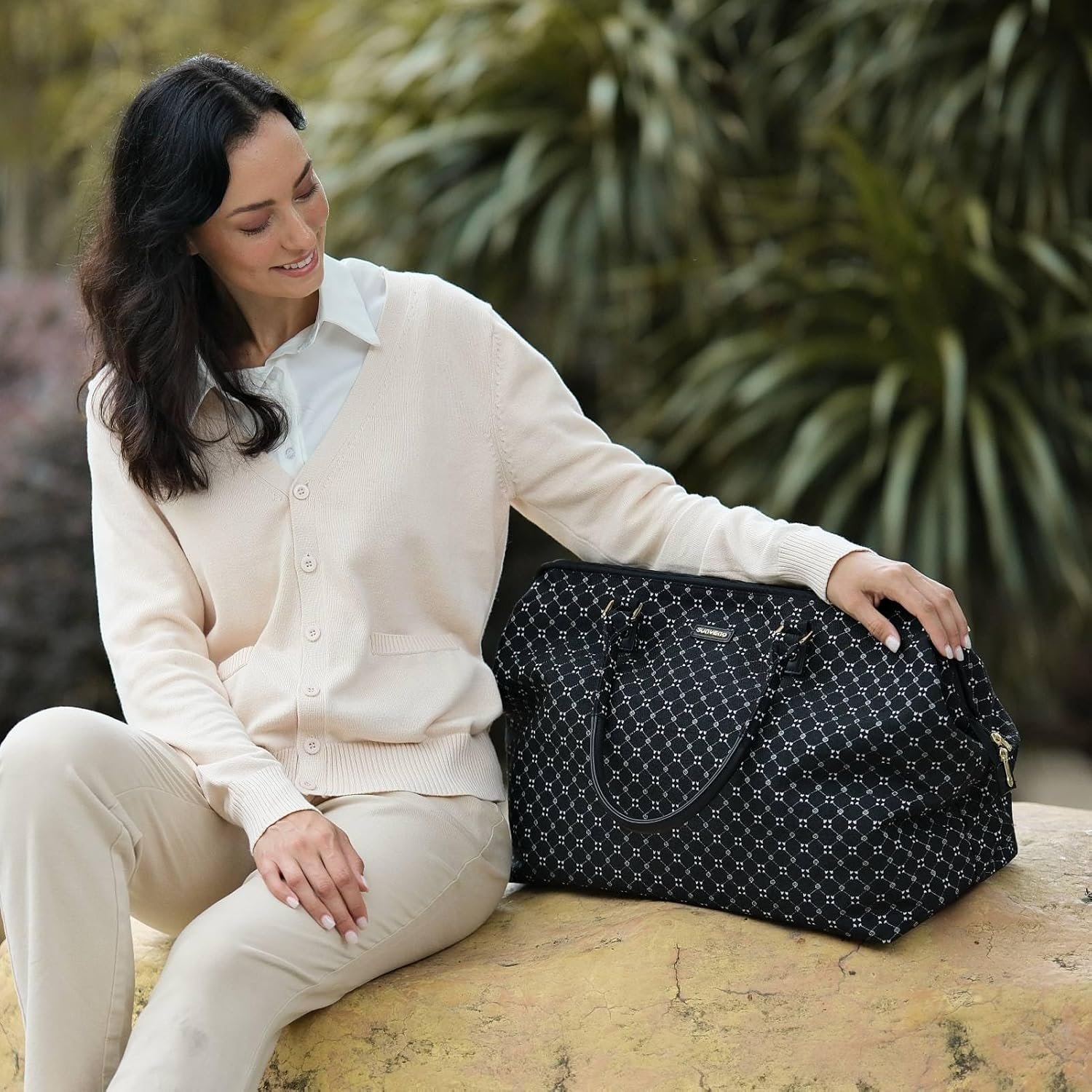 Private Label Large Hospital Bag for Labor and Delivery Custom Logo Mommy Weekender Diaper Bag Tote Factory Travel Bag for Mom & Baby