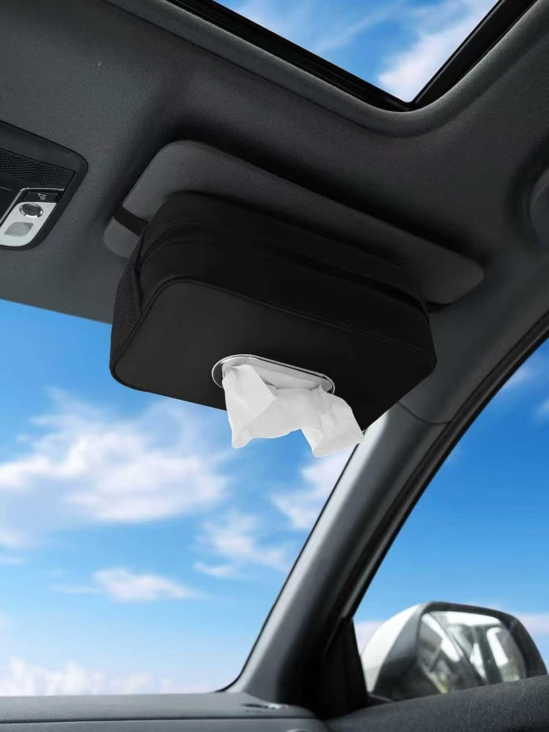 Private Label Multi-Functional Car Tissue Holder with 2 Storage Nets and Custom Logo Upgraded PU Leather Tissue Box Cover Large Rectangle Organizer Fits 100-160 Regular Size Tissues Keeps Car Tidy Black Manufacturer Private Label Multi-Functional Car Tissue Holder with 2 Storage Nets and Custom Logo Upgraded PU Leather Tissue Box Cover Large Rectangle Organizer Fits 100-160 Regular Size Tissues Keeps Car Tidy Black Manufacturer