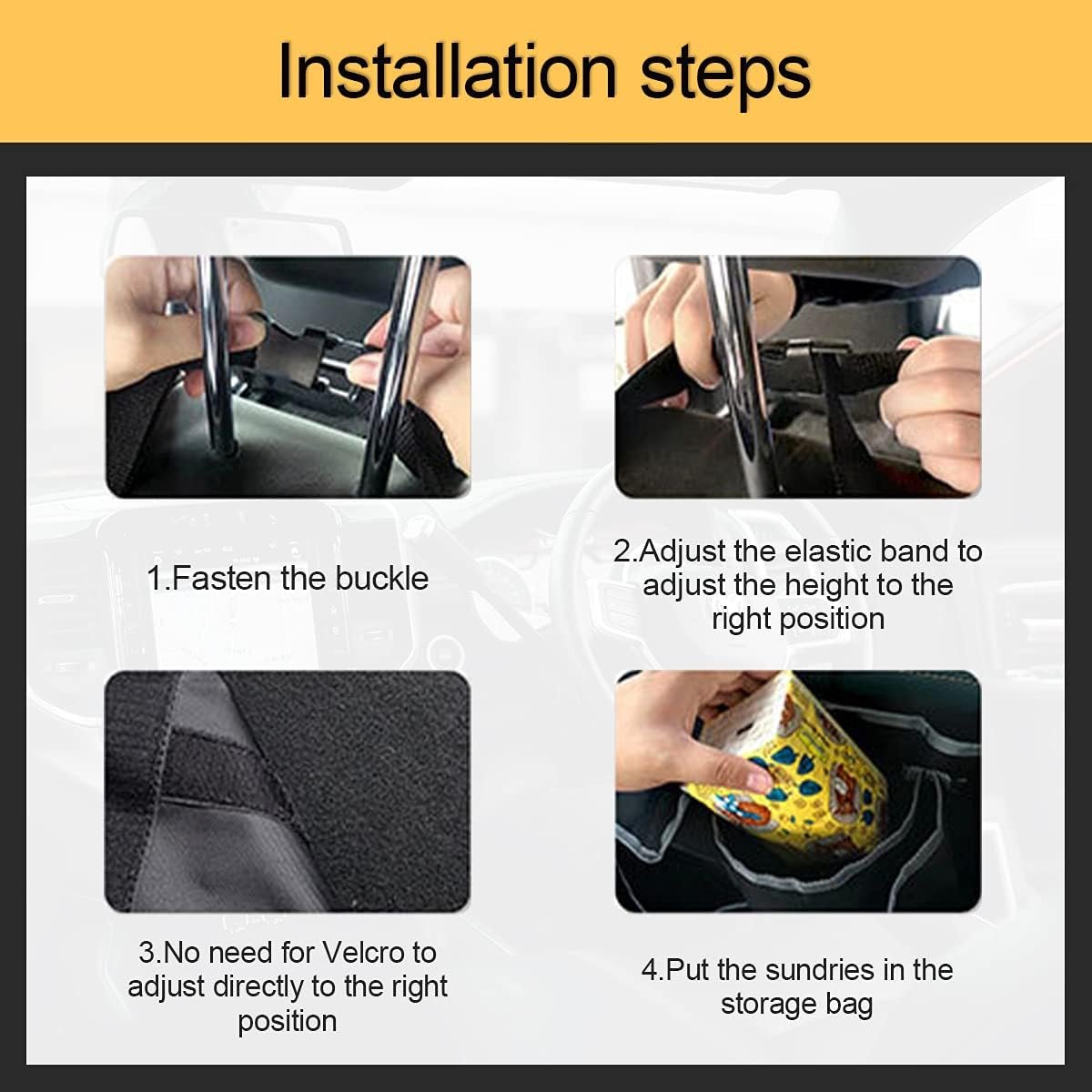 Private Label Car Trunk Organizer Storage, Custom Logo Waterproof Collapsible Backseat Hanging Organizer for SUV Truck MPV with 4 Pockets, Black Car Interior Accessories Manufacturer Private Label Car Trunk Organizer Storage, Custom Logo Waterproof Collapsible Backseat Hanging Organizer for SUV Truck MPV with 4 Pockets, Black Car Interior Accessories Manufacturer