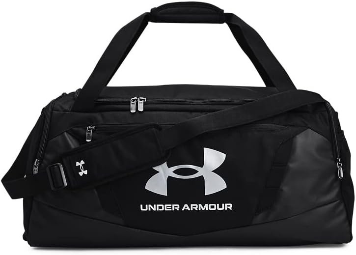 Custom Logo Unisex Adult Private Label Undeniable 5.0 Duffle Black/Metallic Silver Small Manufacturer