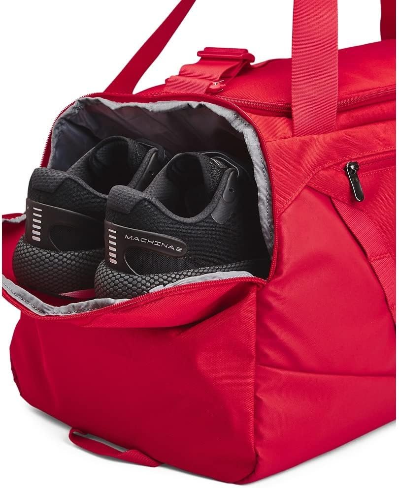 Custom Logo Unisex Adult Undeniable 5.0 Duffle Private Label Red 600 Metallic Silver Manufacturer One Size Fits Most