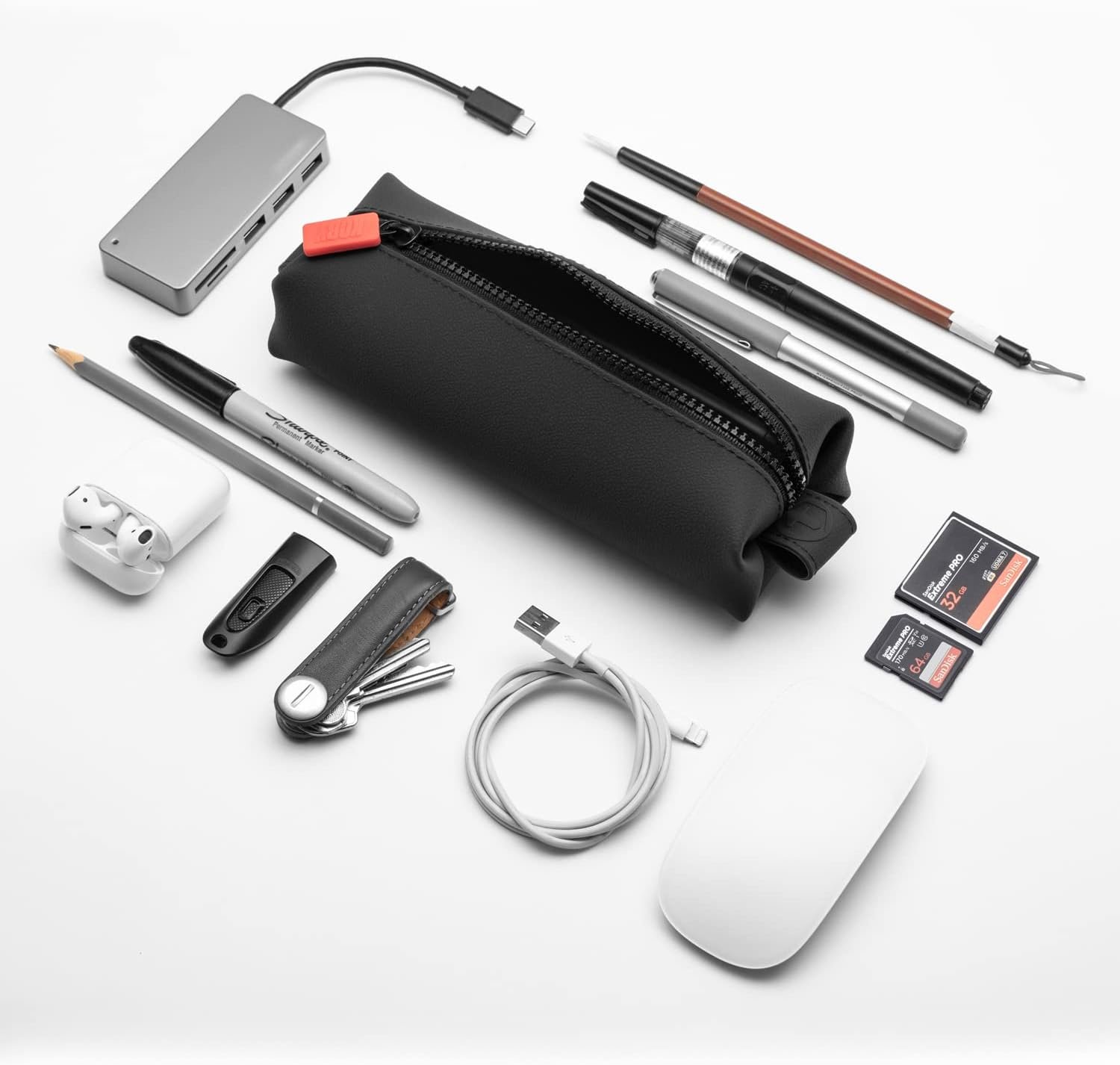 Factory Silicone Toiletry Organizer Mini Kit - Bathroom Travel Bag Custom Logo Heavy-Duty Zipper Leak Resistance Easy to Clean - Private Label Charcoal