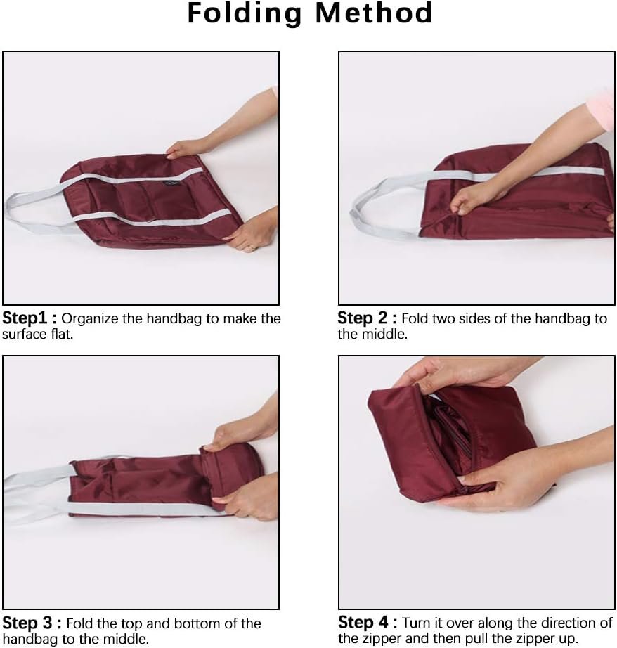 Manufacturer 4 Pcs Foldable Waterproof Lightweight Carry-on Travel Duffel Bags Private Label Suitable for Overnight/Holiday/Shopping/Weekends/Outing/Gym Custom Logo Wine Red/Navy Blue/Sky Blue/Light Pink