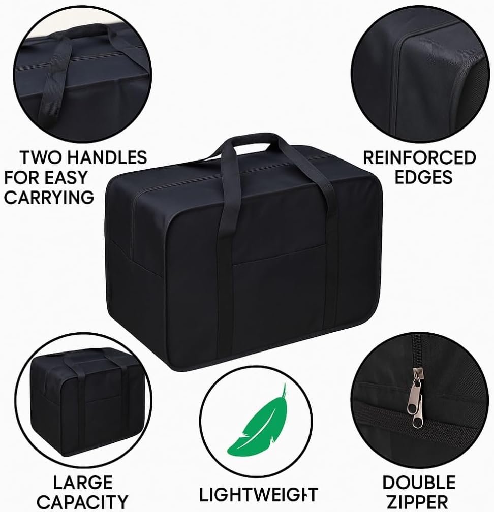 Private Label Extra Large Foldable Duffel Bag for Travel Heavy-Duty Cargo with Custom Logo Zippers Reinforced Handles TSA Approved Water-Resistant 32x26x16 in Holds up to 100 lb Black Manufacturer Private Label Extra Large Foldable Duffel Bag for Travel Heavy-Duty Cargo with Custom Logo Zippers Reinforced Handles TSA Approved Water-Resistant 32x26x16 in Holds up to 100 lb Black Manufacturer