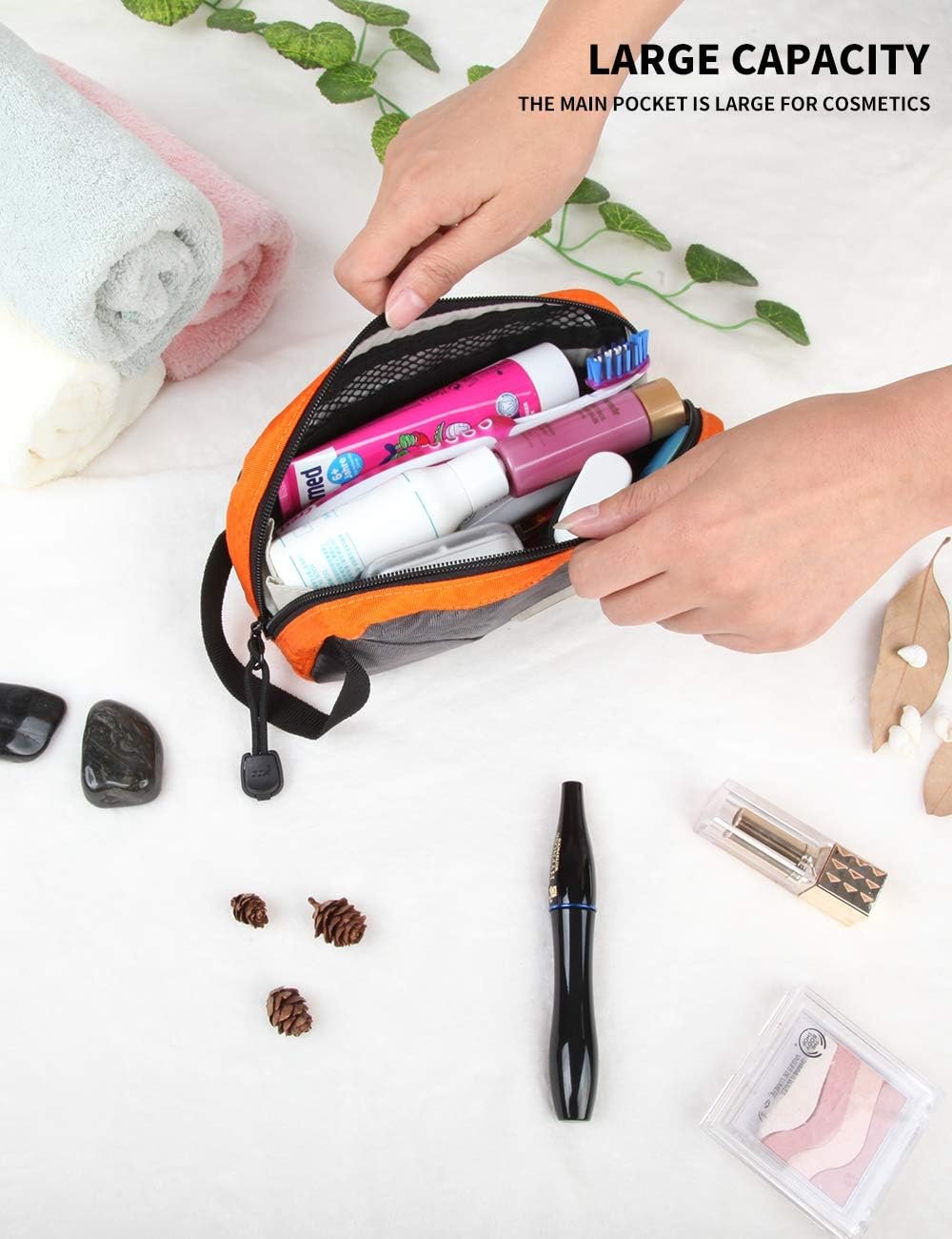 Custom Logo Travel Toiletry Bag Dopp Kit for Men Private Label Multifunction Packing Organizer Pouch Orange Grey Manufacturer Custom Logo Travel Toiletry Bag Dopp Kit for Men Private Label Multifunction Packing Organizer Pouch Orange Grey Manufacturer