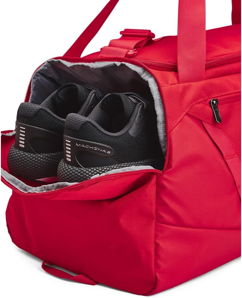 Custom Logo Unisex Adult Undeniable 5.0 Duffle Private Label Red 600 Metallic Silver Manufacturer One Size Fits Most