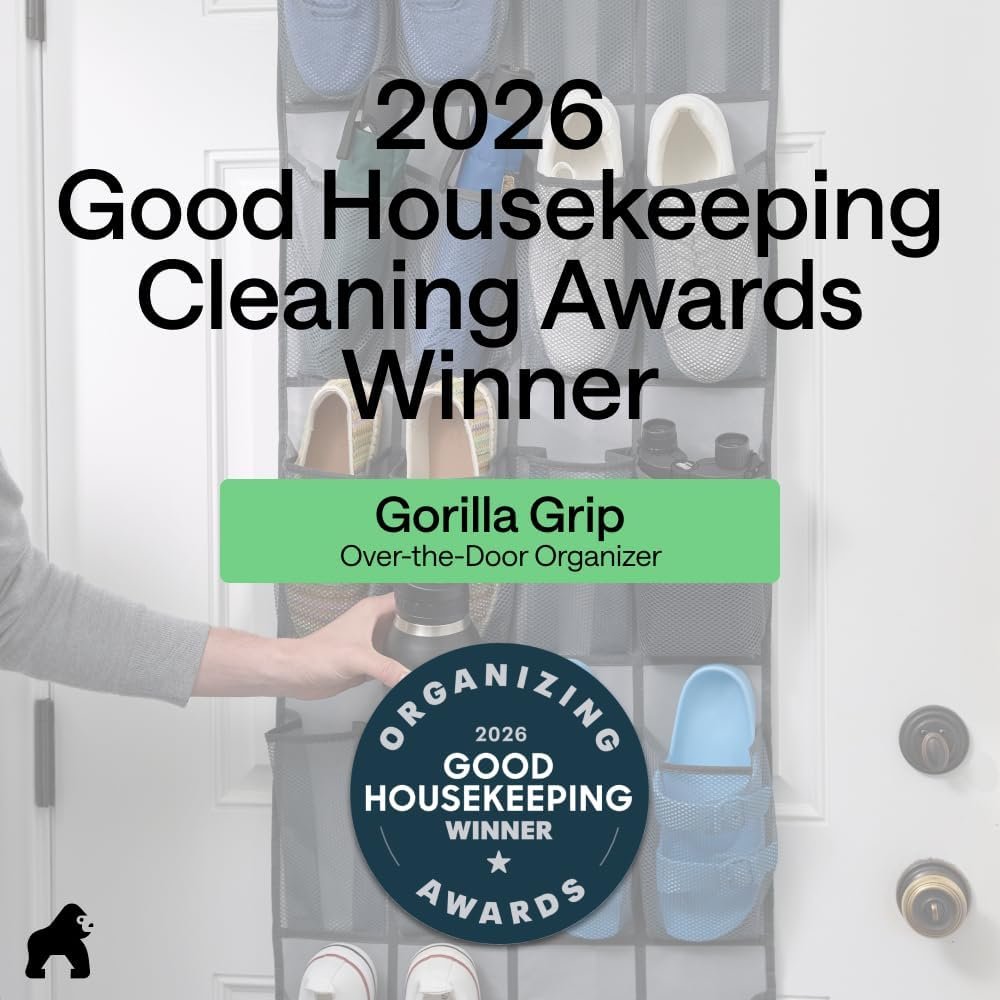 Private Label Over the Door Shoe Organizer with 24 Large Breathable Mesh Pockets Custom Logo Space Saving Hanging Closet Rack Holds Up to 40 lbs for Shoes Accessories Pink from Manufacturer