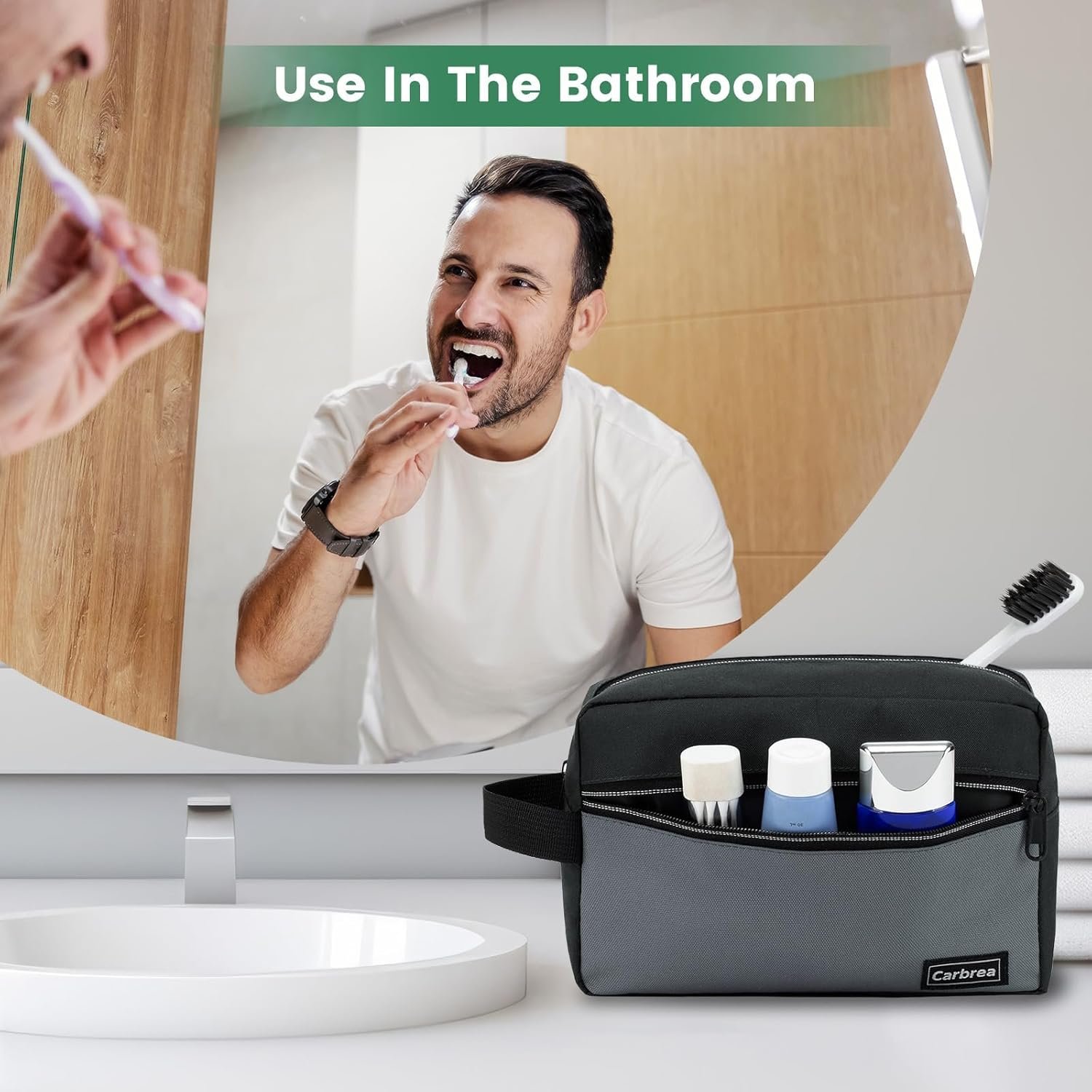 Manufacturer Custom Logo Small Travel Toiletry Bag Private Label for Toiletries Cosmetics Accessories Gifts Black