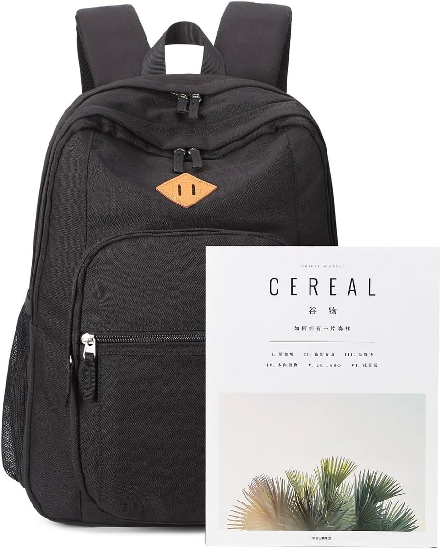 Custom Logo Classical Basic Water Resistant Travel Backpack Private Label for School Bookbag Factory