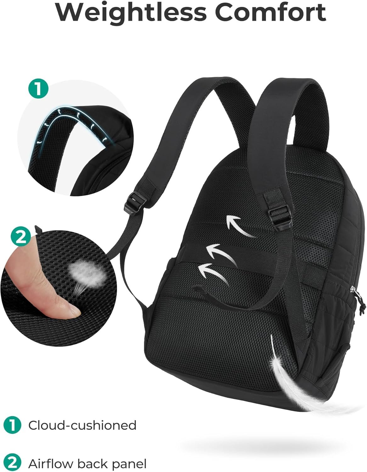 Private Label College Laptop Backpack, Custom Logo Travel Backpack for Women, Quilted Water-Resistant Daypack Bookbag for 15.6 Inch Laptop Manufacturer, Black Private Label College Laptop Backpack, Custom Logo Travel Backpack for Women, Quilted Water-Resistant Daypack Bookbag for 15.6 Inch Laptop Manufacturer, Black