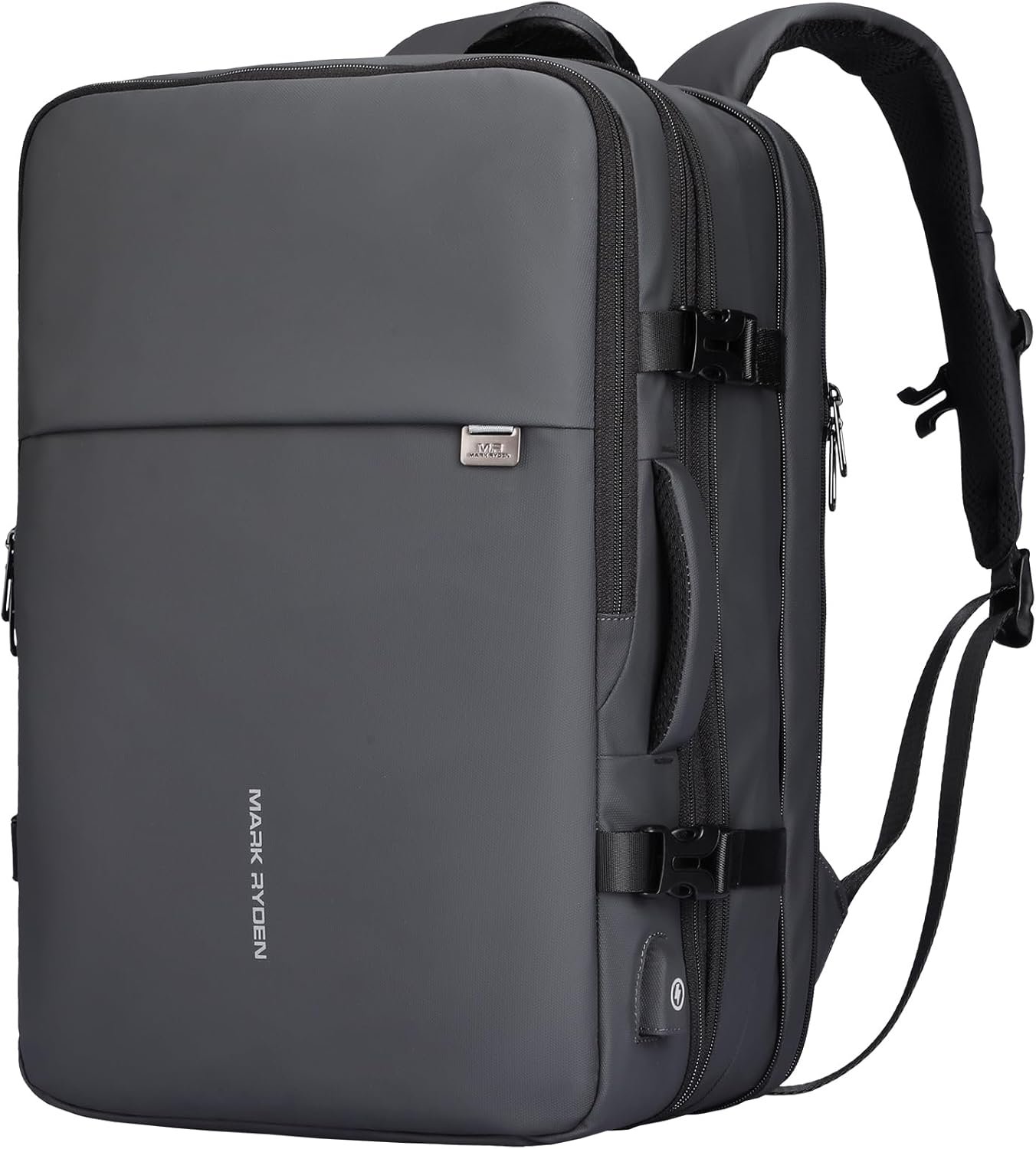 Private Label 40L Airline Approved Travel Backpack for Men with USB Charging Port Custom Logo 17.3 Inch Waterproof Business Laptop Backpack Manufacturer