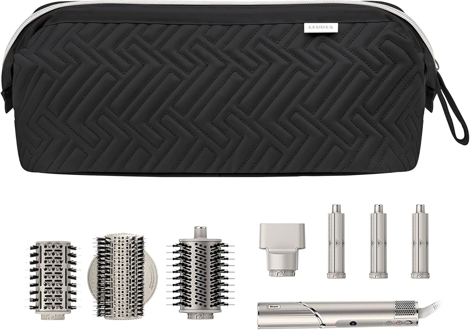 Private Label Portable Hair Tools Travel Bag Carrying Case for Waterproof Dustproof Air Wrap Dryer Flat Curling Iron with Custom Logo from Factory Black