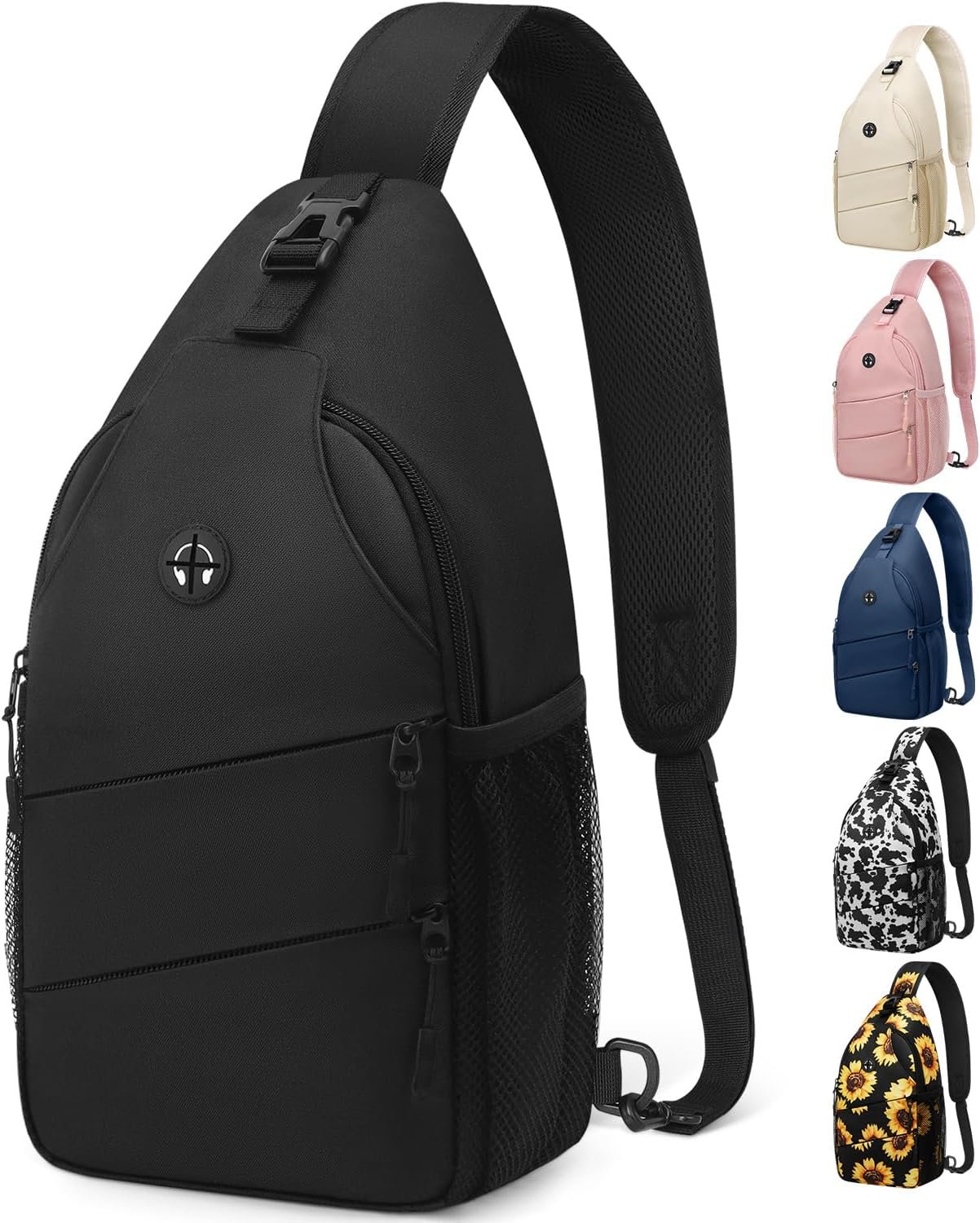 Manufacturer Crossbody Bags for Women & Men - Private Label Trendy Sling Chest Backpack with Custom Logo Convertible Shoulder Strap