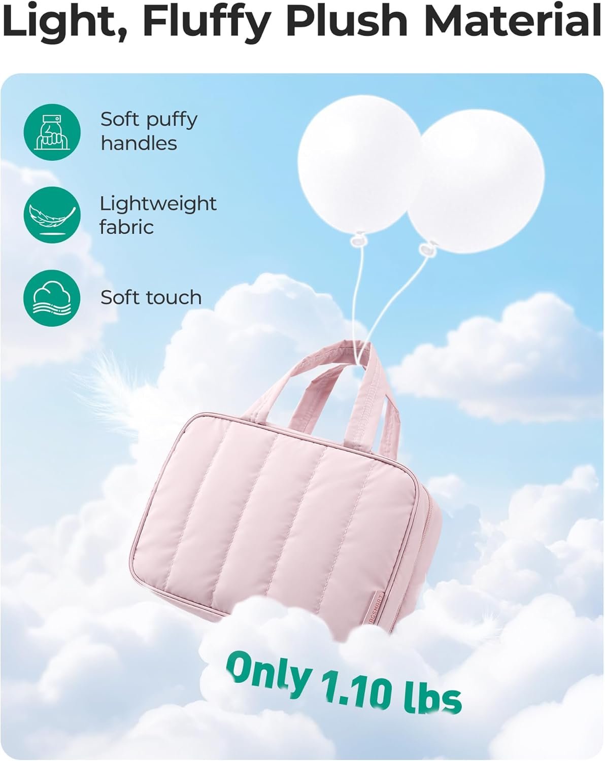 Manufacturer of Custom Logo Travel Toiletry Bag, Portable Hanging Hook Makeup Organizer for Women, Private Label Waterproof Cosmetic Bag for Full-Size Toiletries Accessories Black