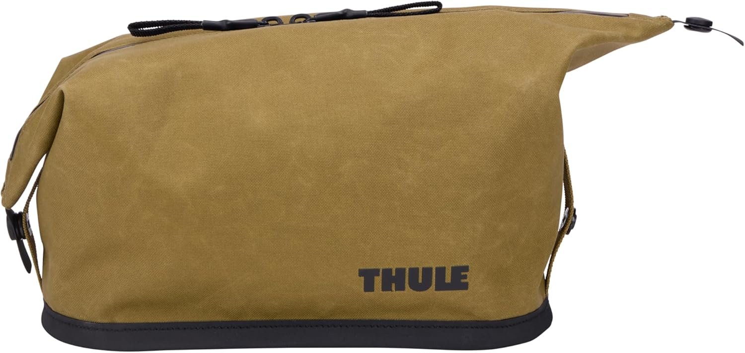 Custom Logo Water-Resistant Toiletry Bag for Toiletries Makeup & Shaving Essentials with Removable Liquids Bag - Private Label Easy to Clean Snap Loop for Hanging - Waxed PFC-Free Fabric Manufacturer