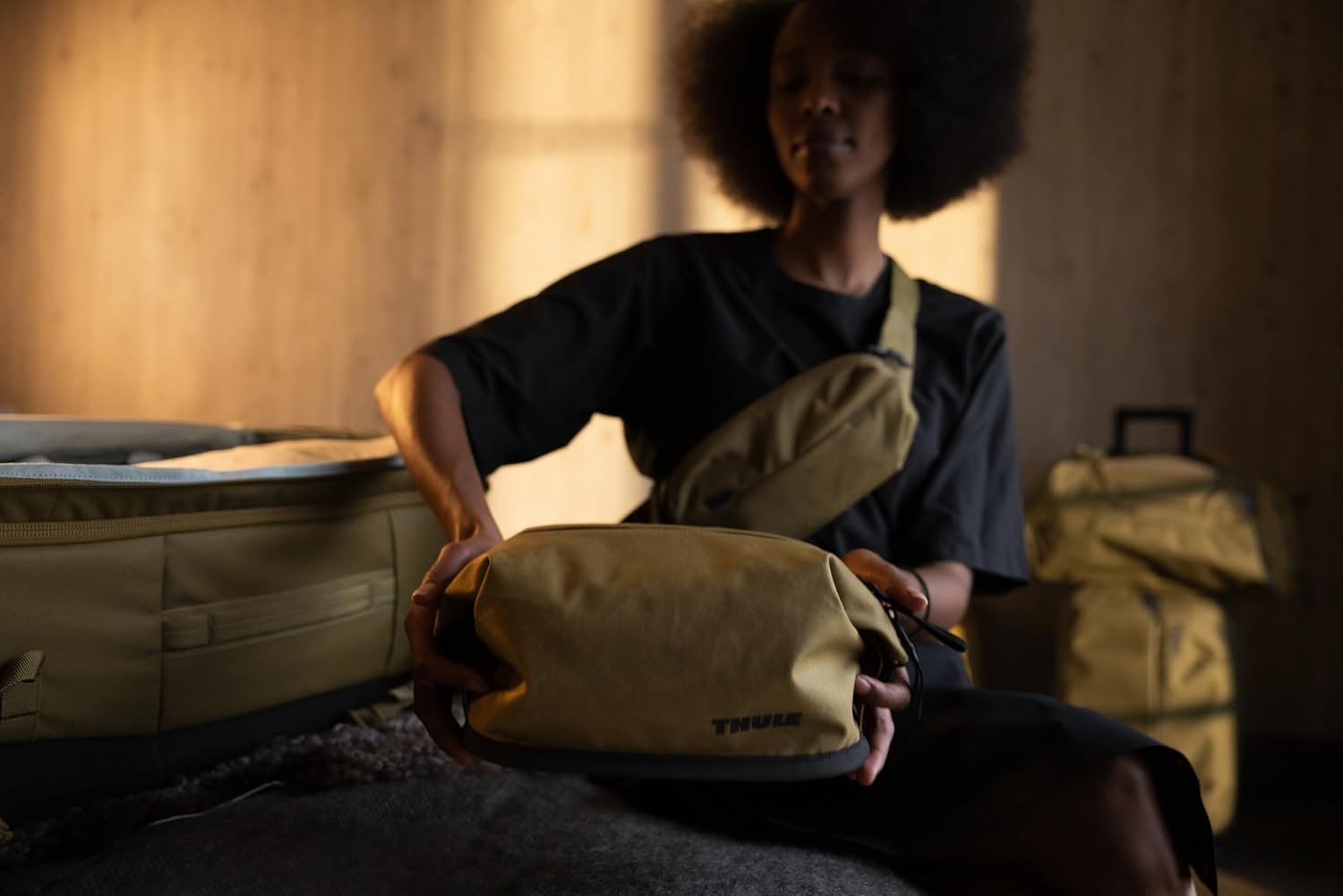 Custom Logo Water-Resistant Toiletry Bag for Toiletries Makeup & Shaving Essentials with Removable Liquids Bag - Private Label Easy to Clean Snap Loop for Hanging - Waxed PFC-Free Fabric Manufacturer