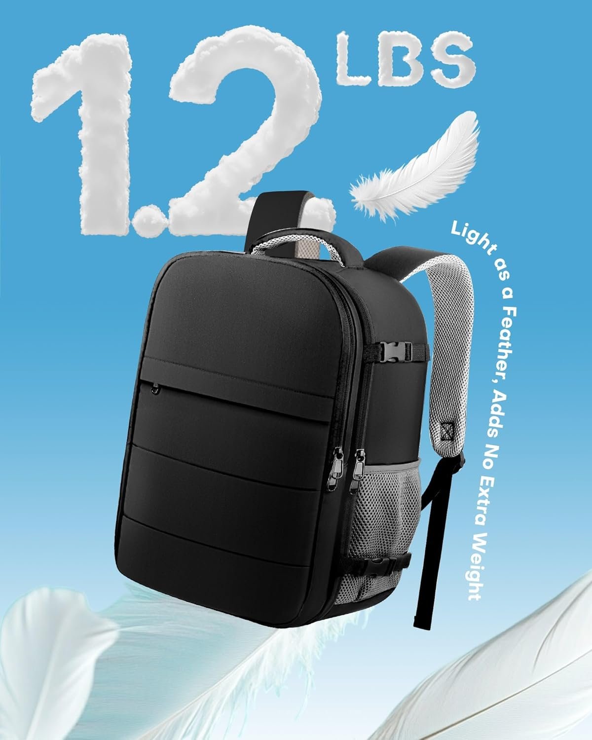 Private Label Flight Approved Travel Backpack for Men and Women Custom Logo Carry-On Luggage for 15.6