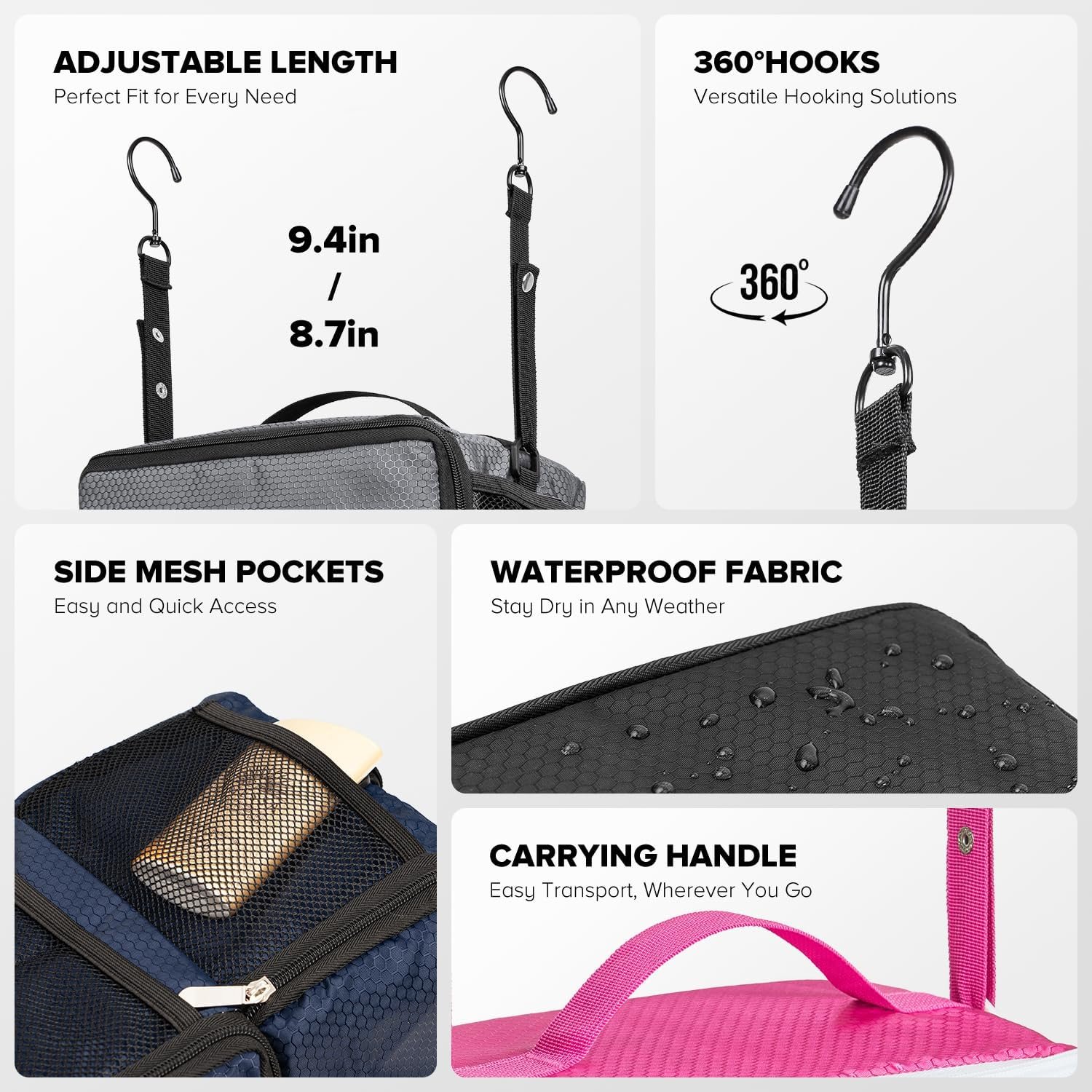 Custom Logo Suitcase Organizer Hanging Shelves Packing Cubes Private Label Collapsible Travel Luggage Portable Carry-on Manufacturer