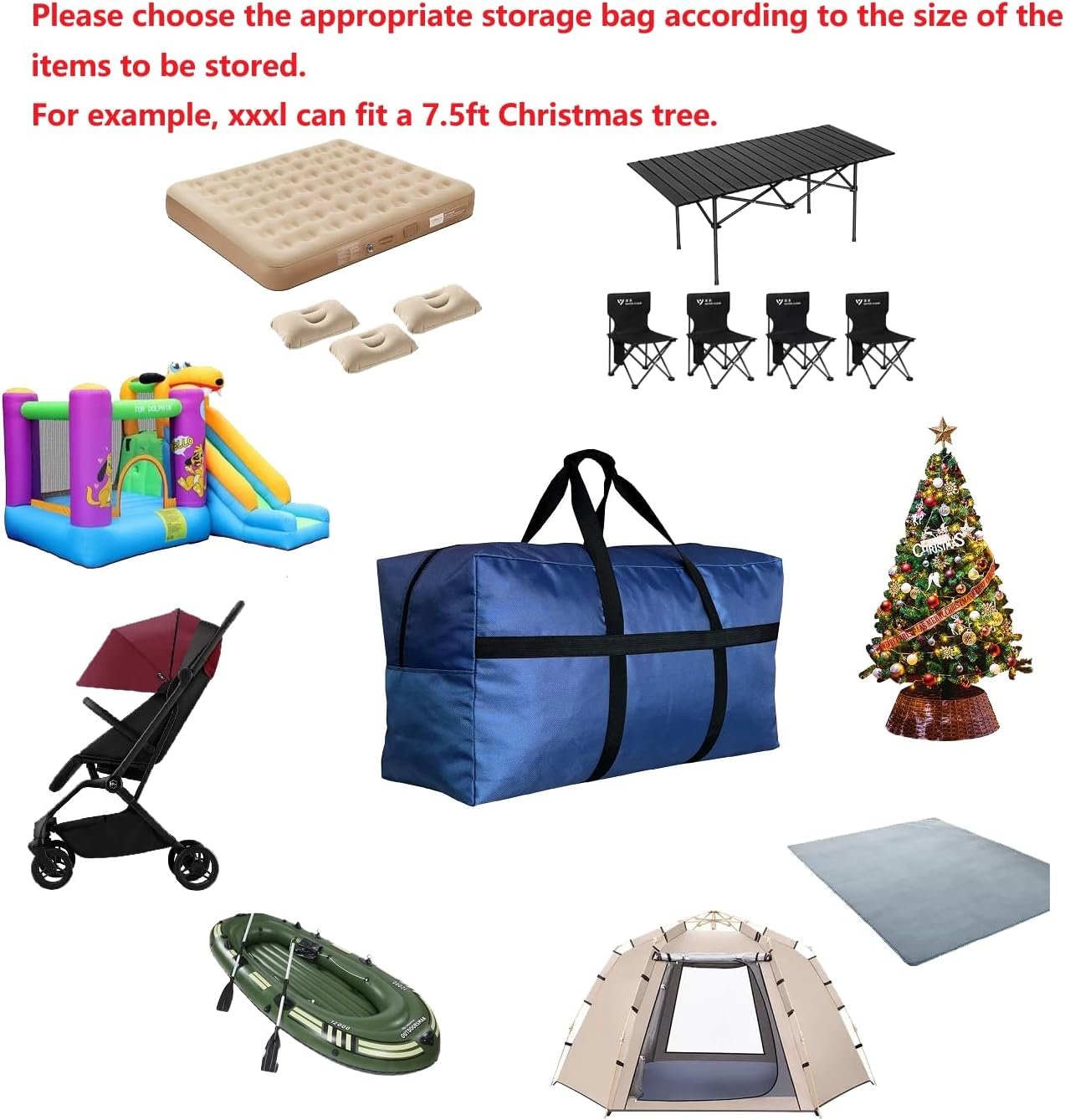 Private Label Extra Large XL Foldable Storage Duffle Bag for Travel with Custom Logo from Manufacturer - Black