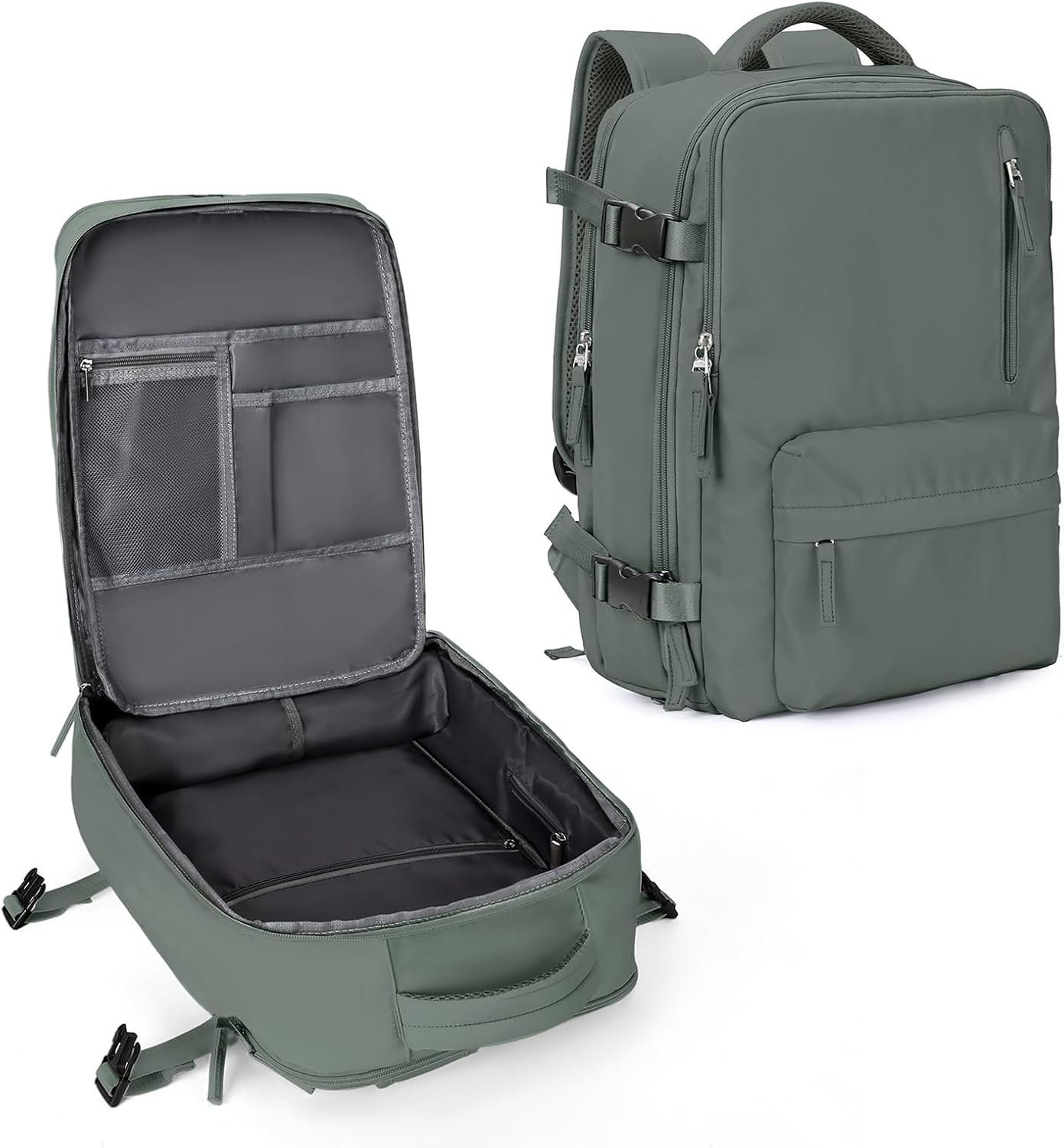 Custom Logo Large Carry-On Flight Approved Travel Laptop Business Backpack Private Label for Women Men Mochila de Viaje Factory