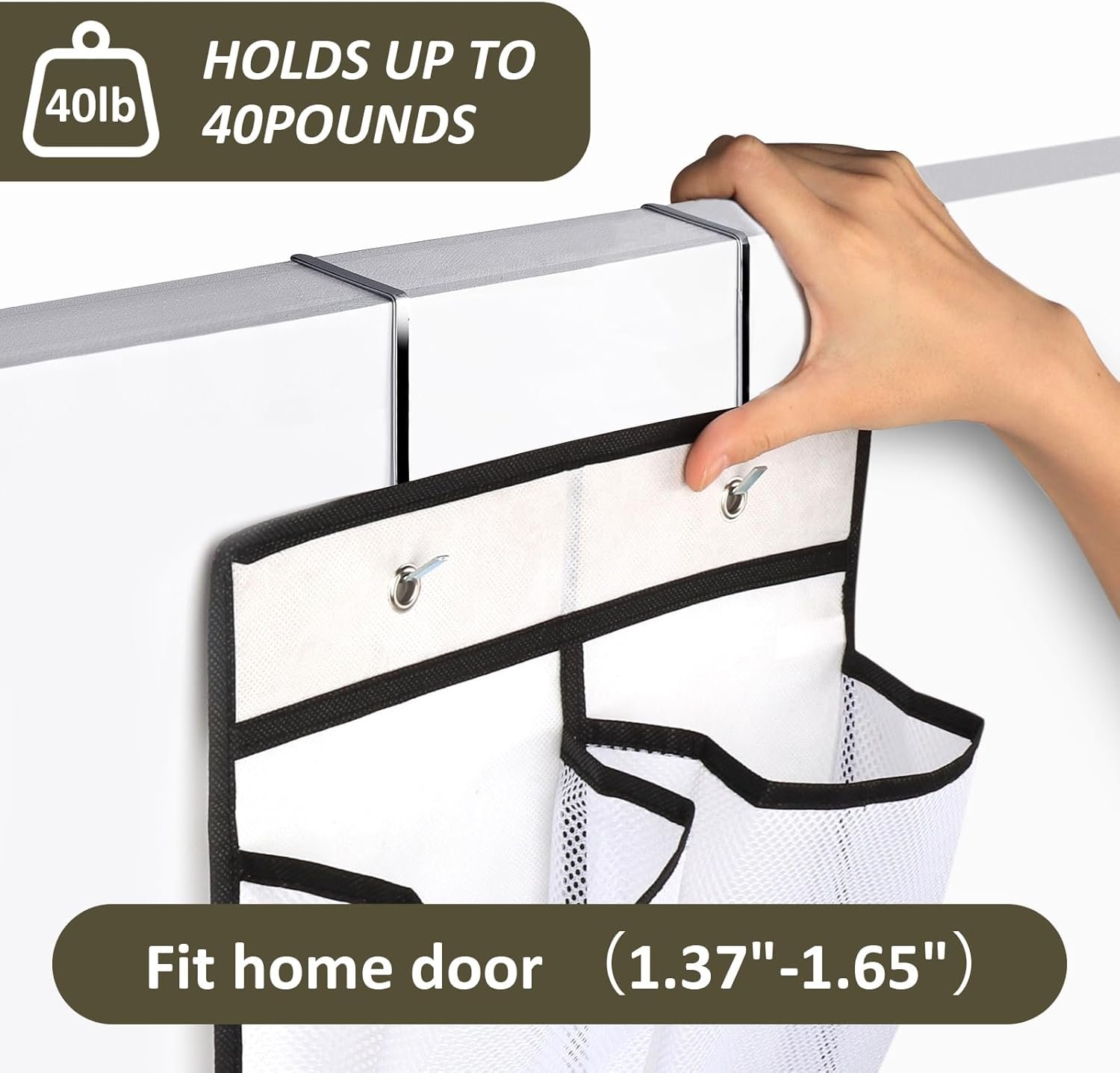 Custom Logo 2PK 12 Large Pockets Private Label Over Door Hanging Shoe Organizer Manufacturer Custom Logo 2PK 12 Large Pockets Private Label Over Door Hanging Shoe Organizer Manufacturer