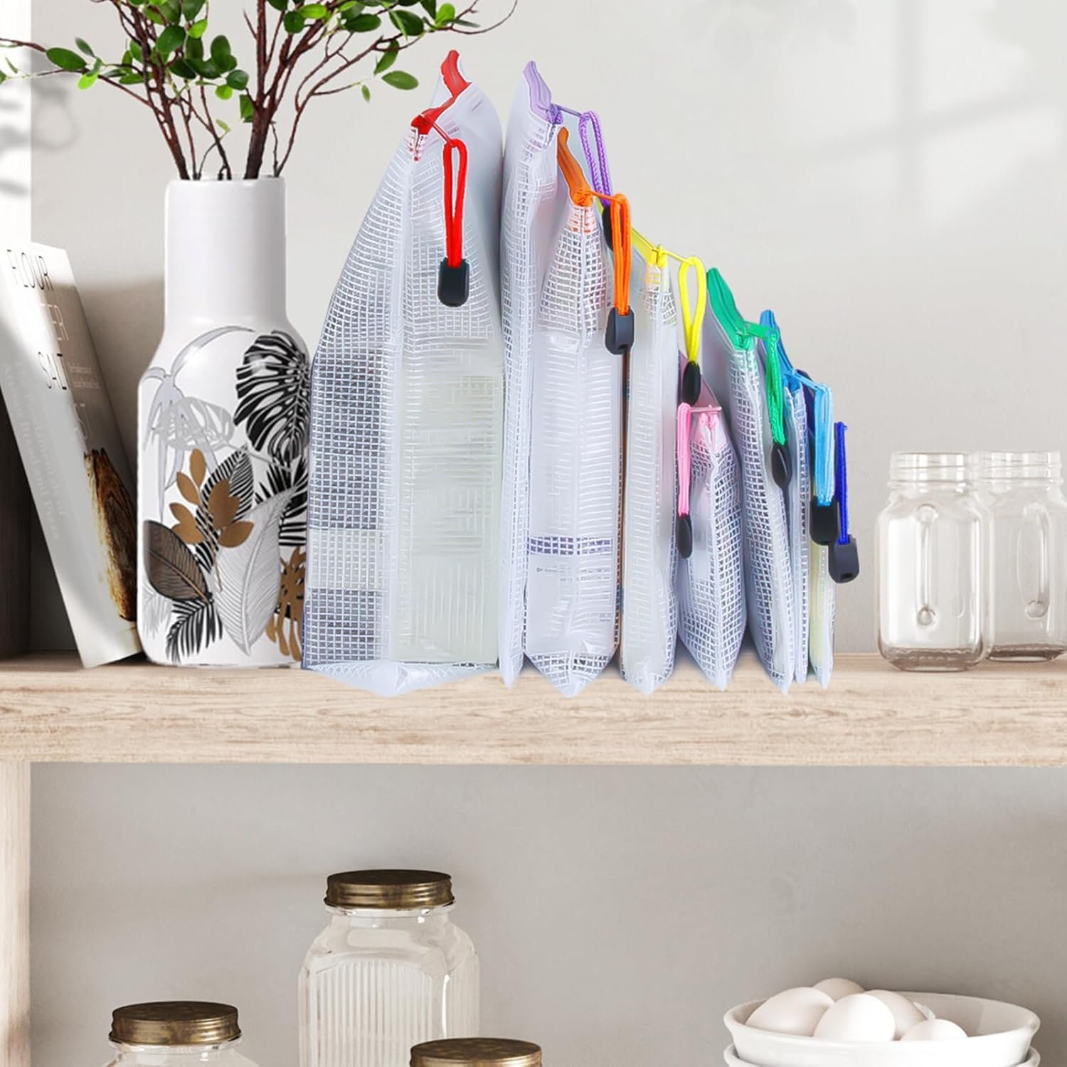 Factory 32pcs Mesh Zipper Pouch Bags 8 Sizes 8 Colors Custom Logo for Organizing Board Game Storage Travel School Office Private Label Factory 32pcs Mesh Zipper Pouch Bags 8 Sizes 8 Colors Custom Logo for Organizing Board Game Storage Travel School Office Private Label