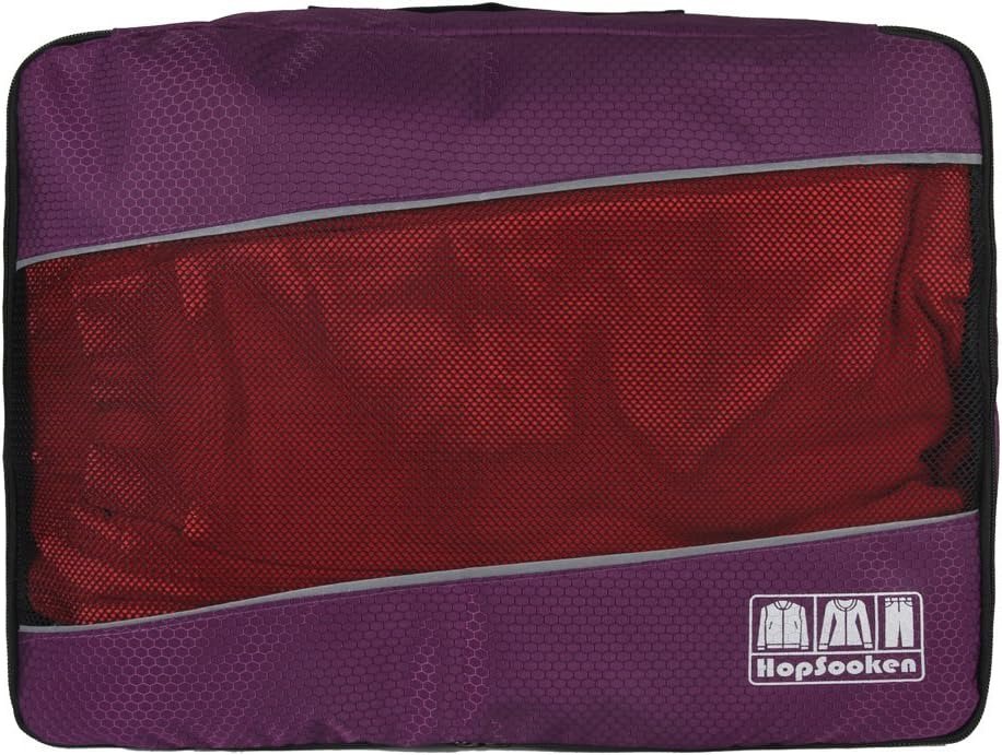 Custom Logo 5 Set Packing Cubes for Large Travel Suitcases Private Label Luggage Organizers 4 Cubes 1 Laundry Pouch Manufacturer