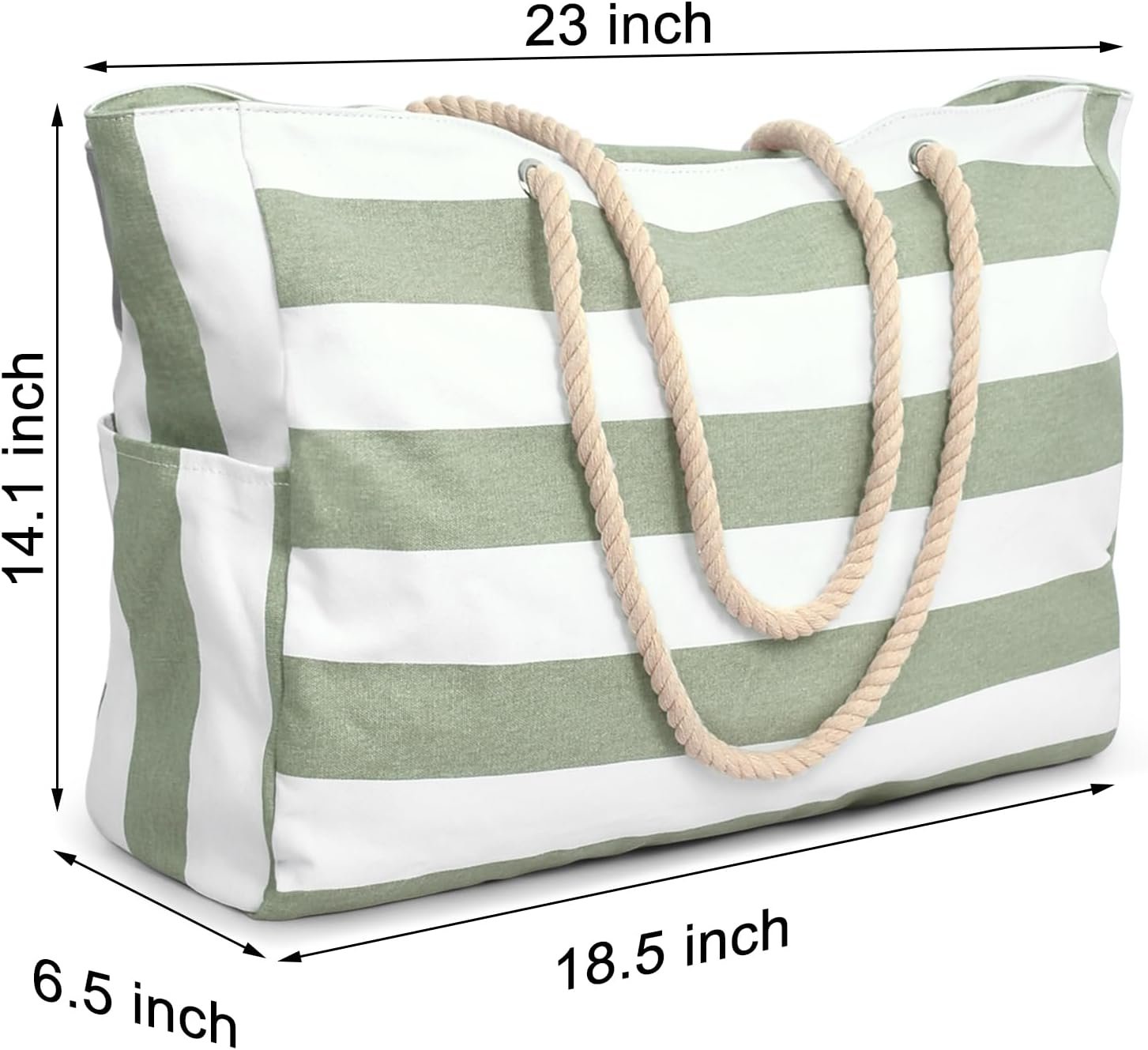 Custom Logo Large Waterproof Zipper Beach Tote Bag for Women Sandproof Swim Pool Bag Private Label Factory