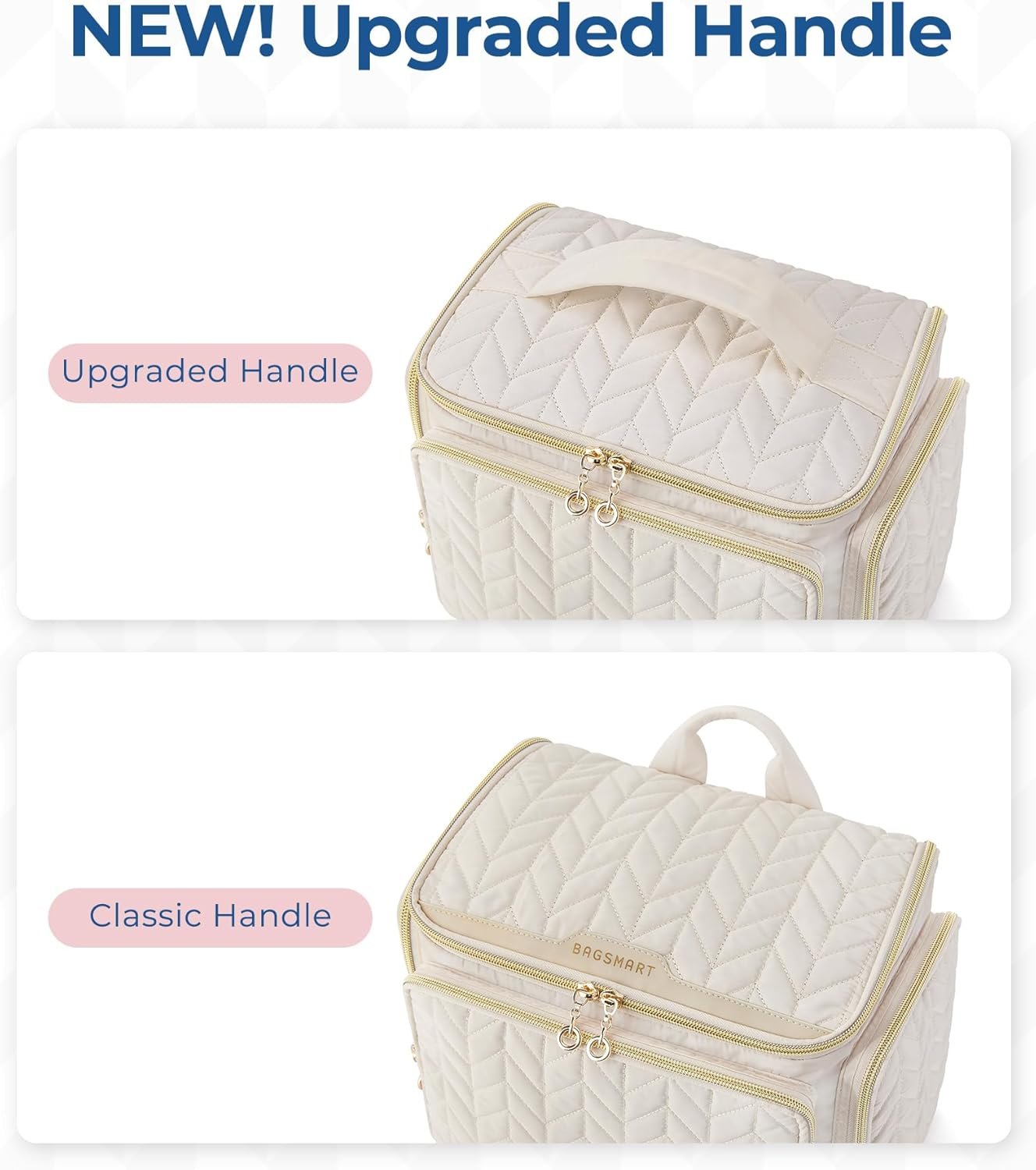 Manufacturer Large Wide-Open Custom Logo Travel Toiletry Bag Private Label for Toiletries Makeup Cosmetics with Handle - Black