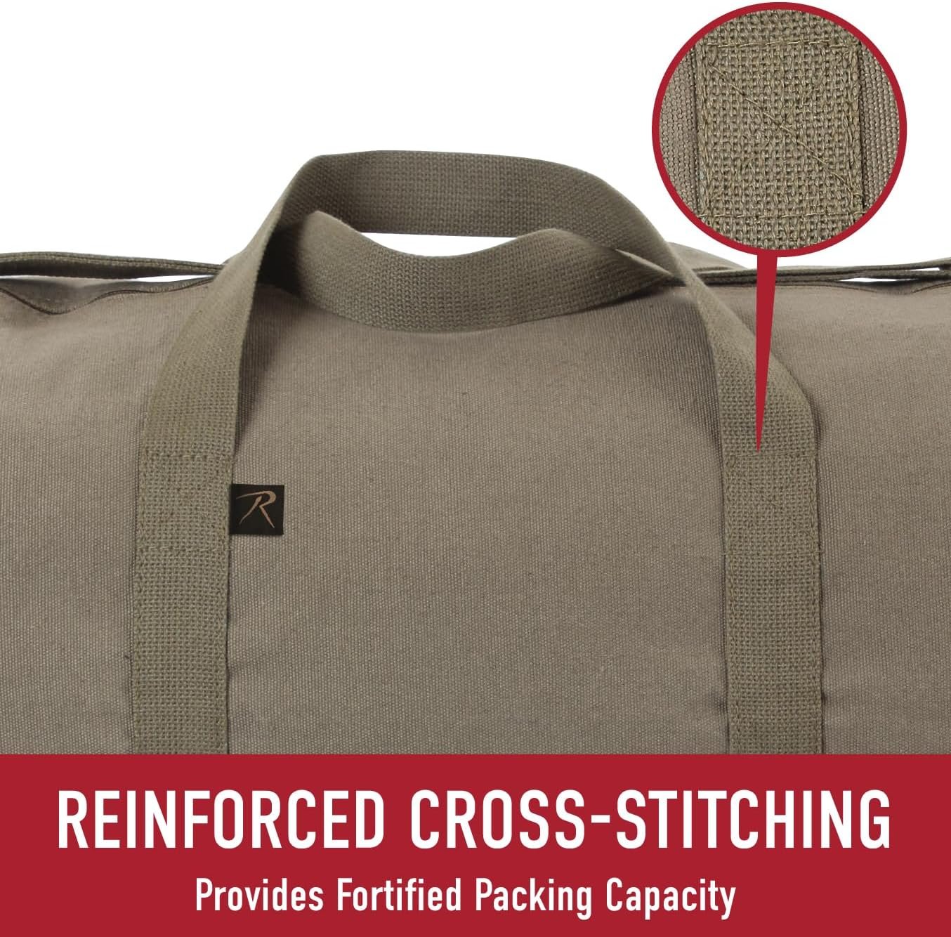 Custom Logo Heavy-Duty Canvas Shoulder Duffle Bag - Private Label Rugged Travel Gym Gear Factory