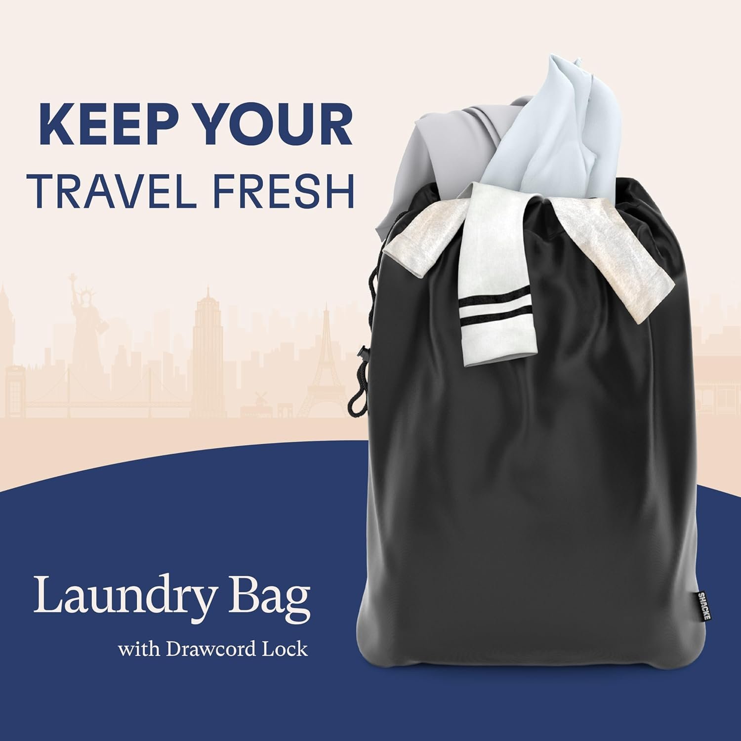 Custom Logo Packing Cubes for Travel 5 Set - Private Label Compression Luggage Organizer Bags - Versatile Manufacturer Travel Essentials for Women and Men Pure Black